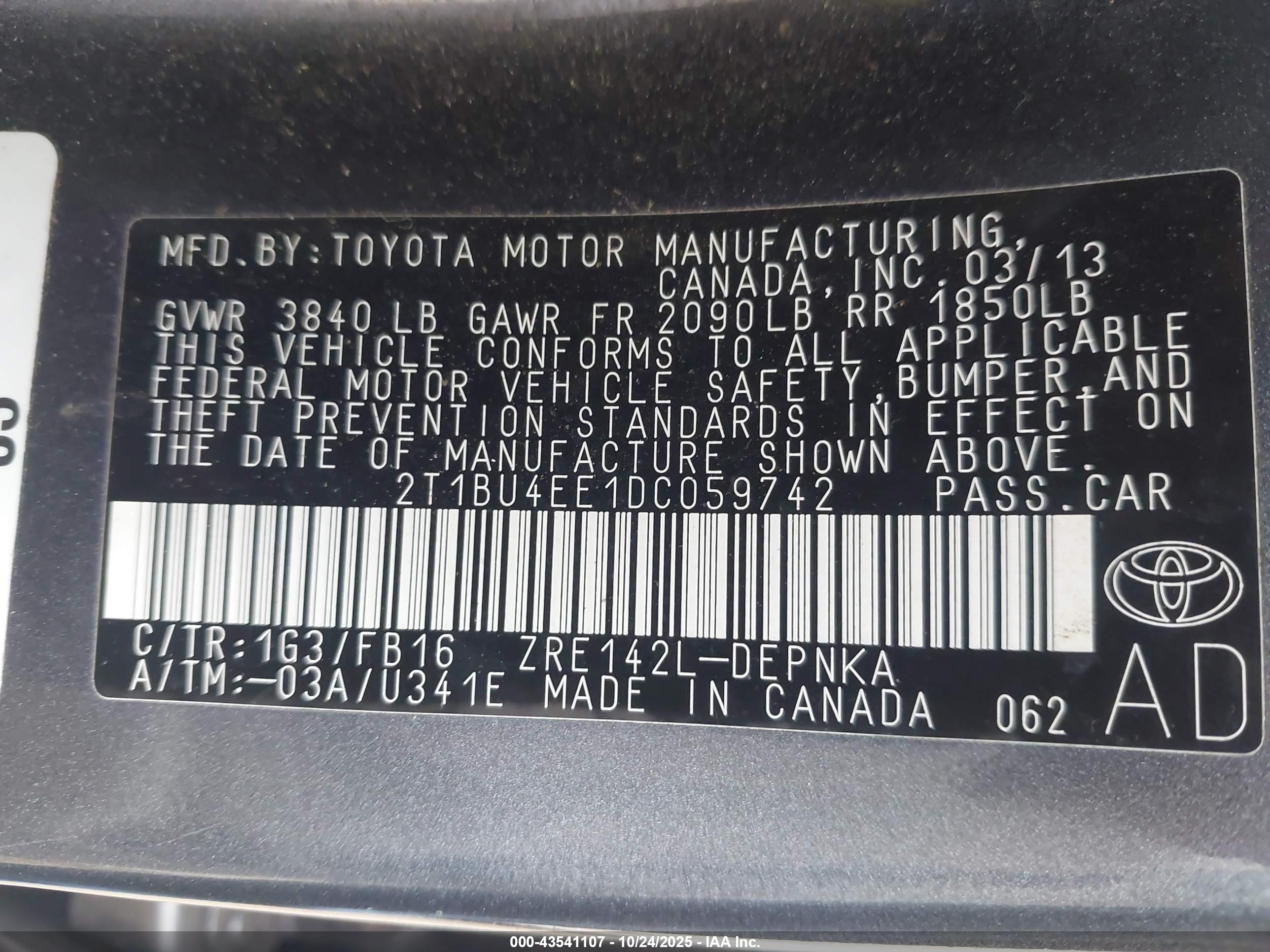 TOYOTA COROLLA image 9