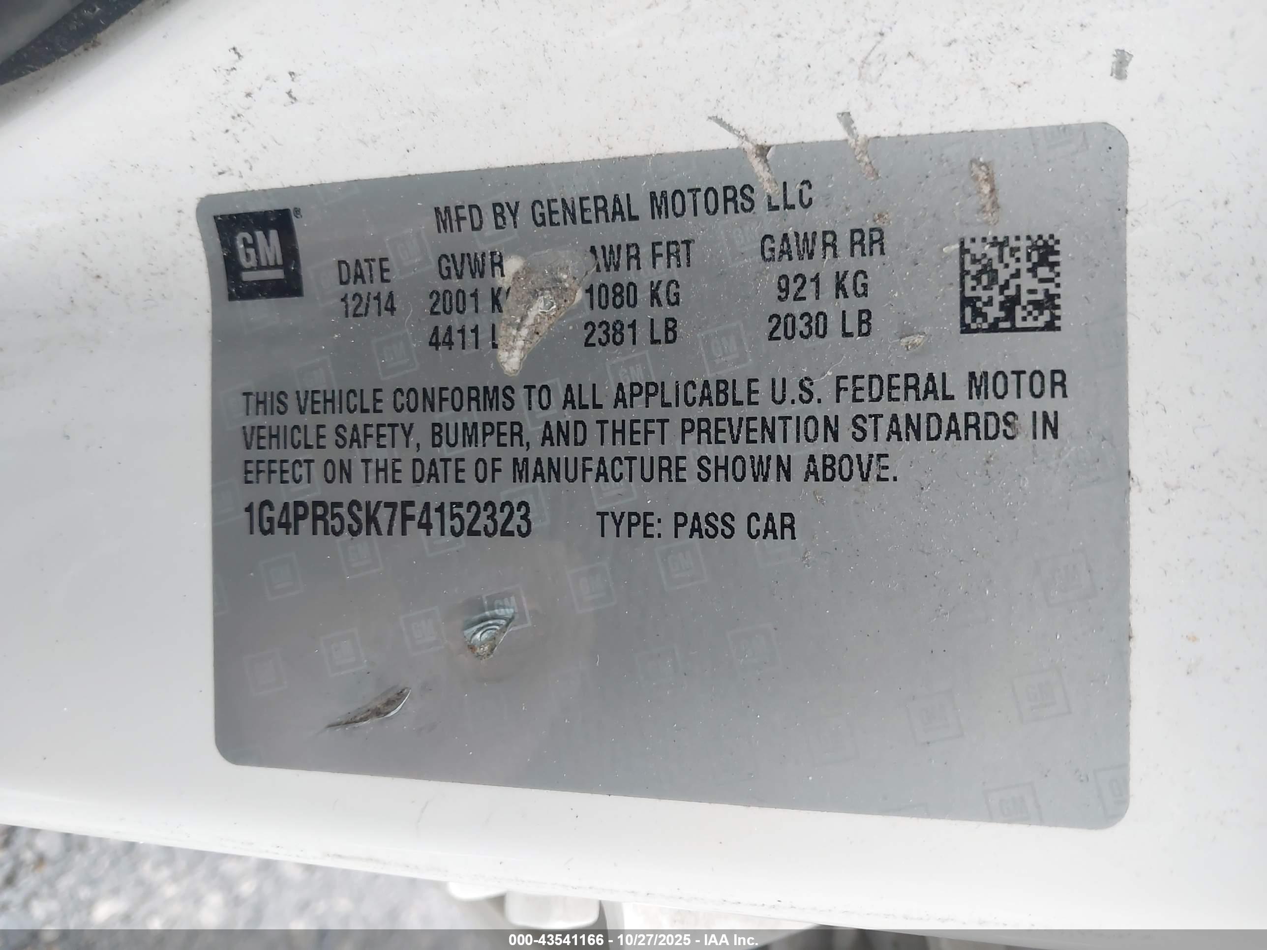 BUICK VERANO image 9