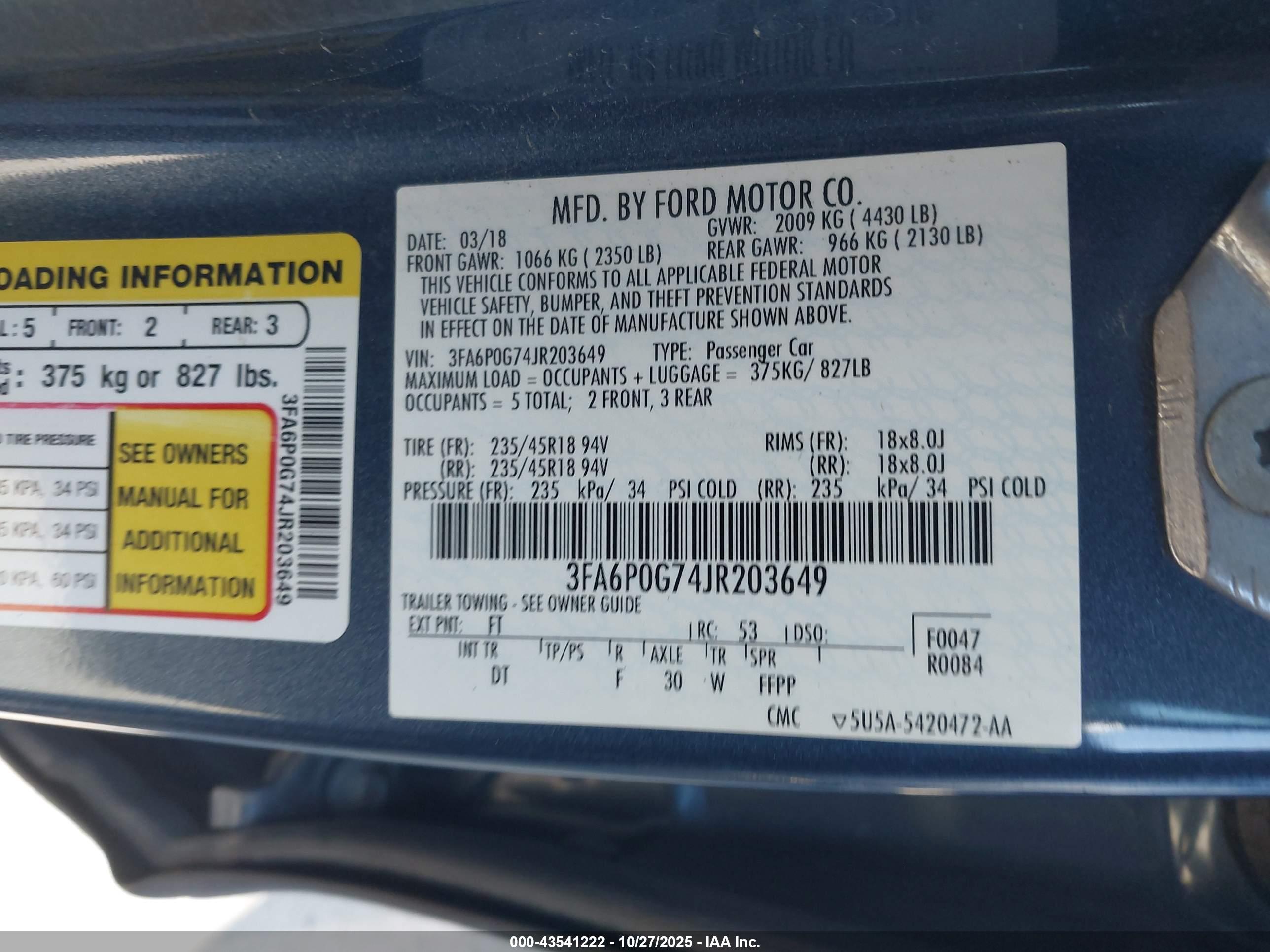 FORD FUSION image 9