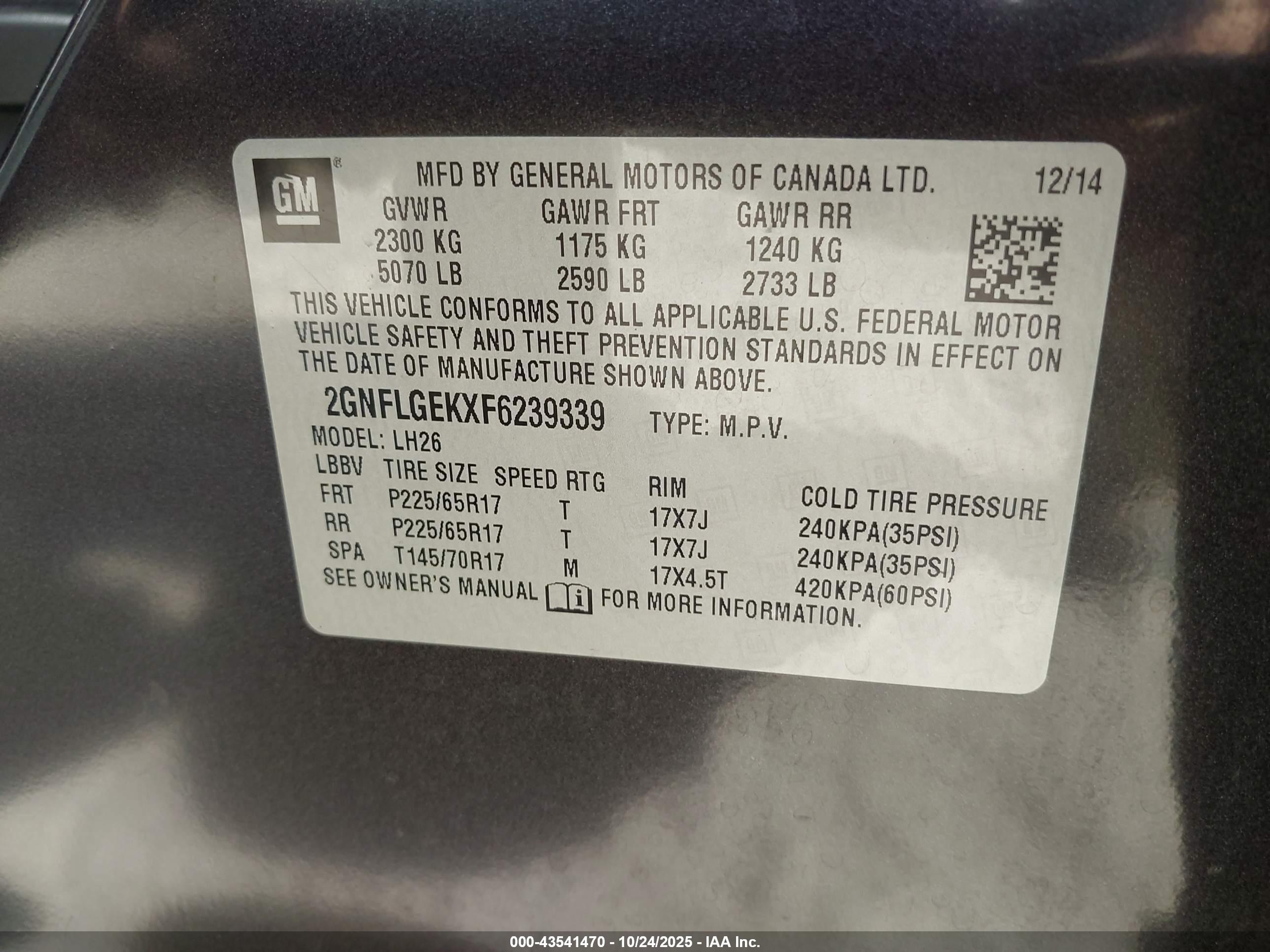 CHEVROLET EQUINOX image 9