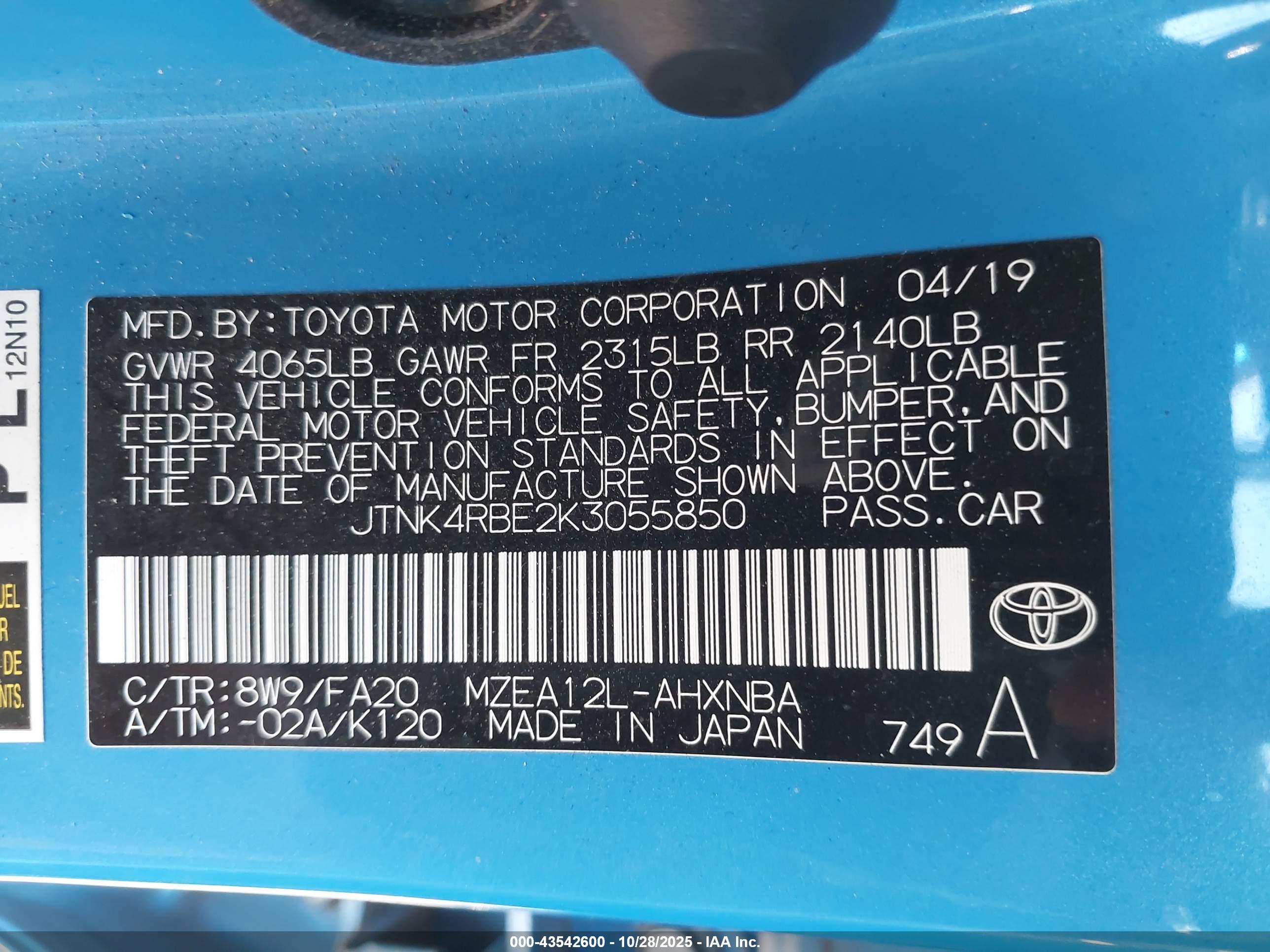 TOYOTA COROLLA image 9