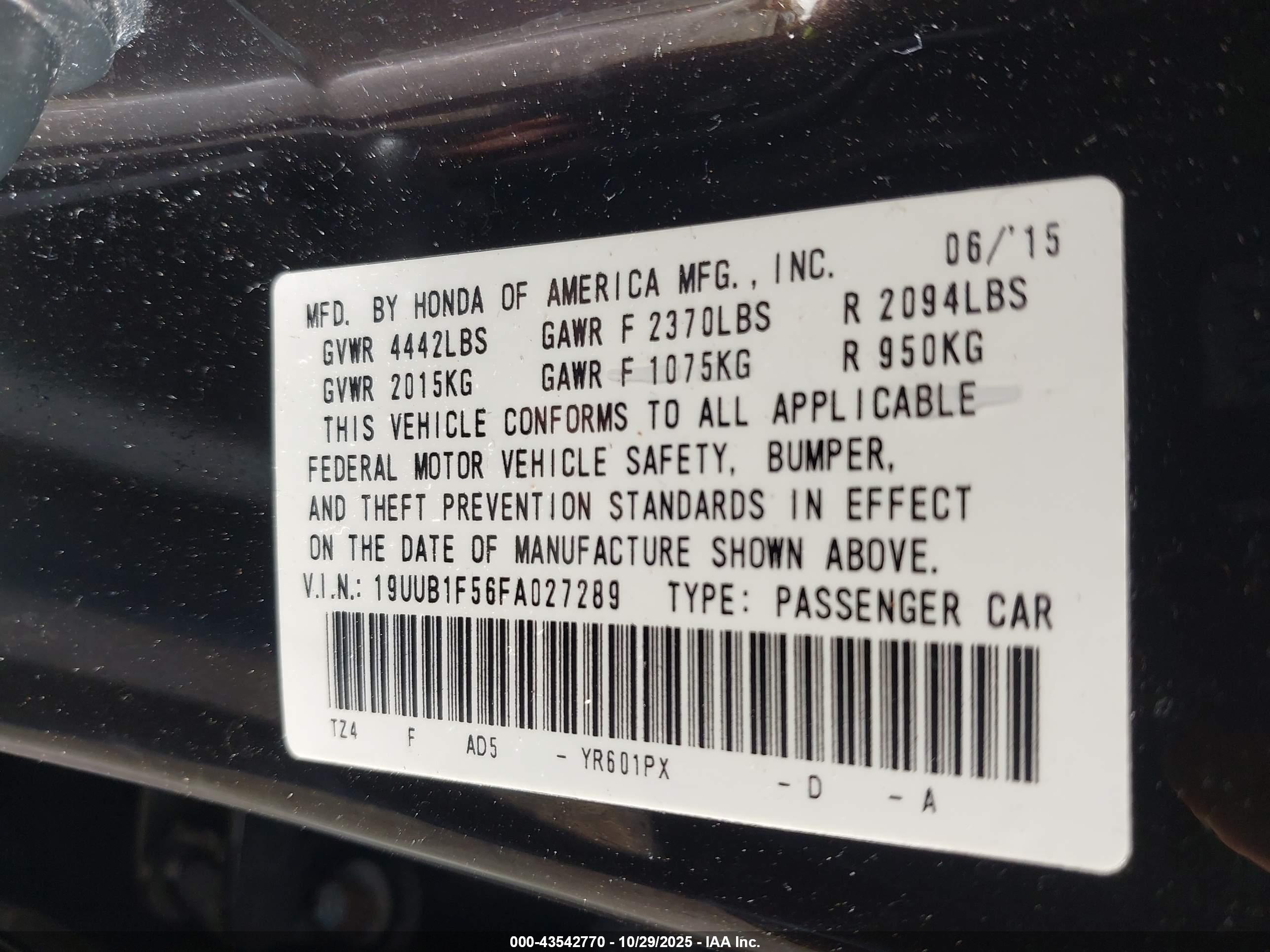 ACURA TLX image 9