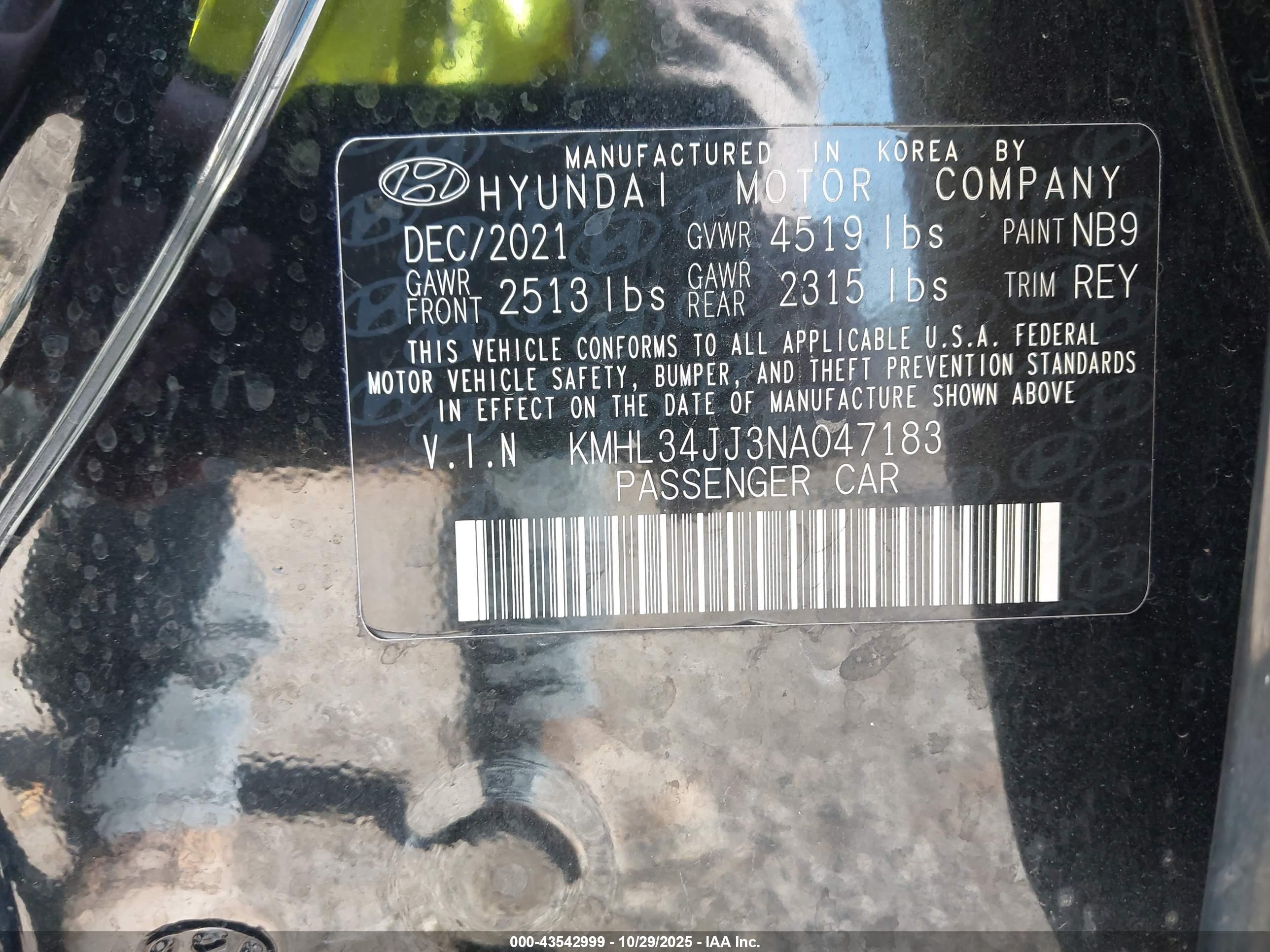 HYUNDAI SONATA image 9