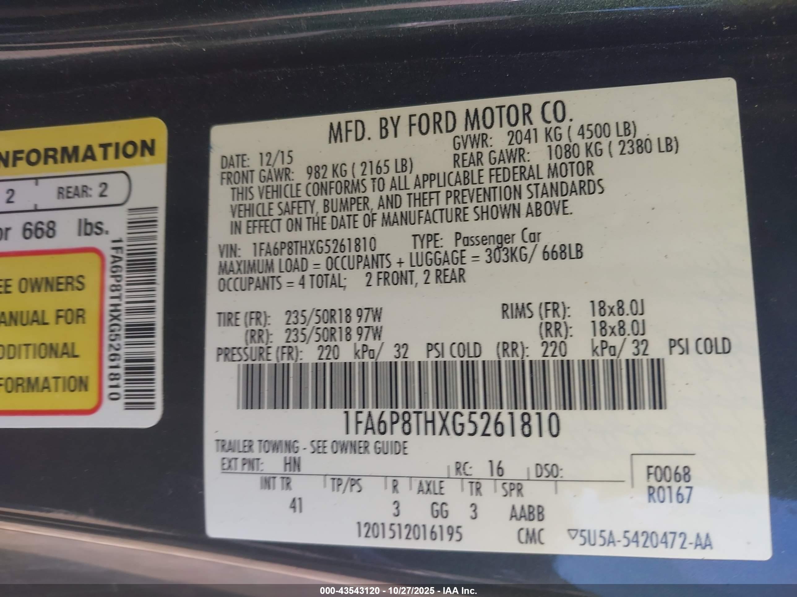FORD MUSTANG image 9