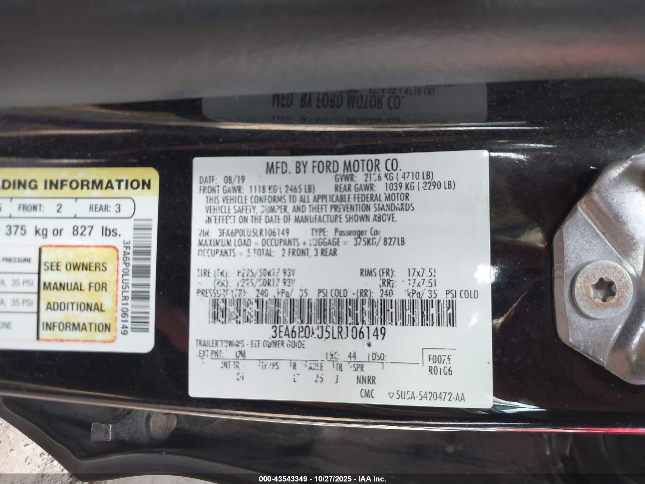 FORD FUSION image 9