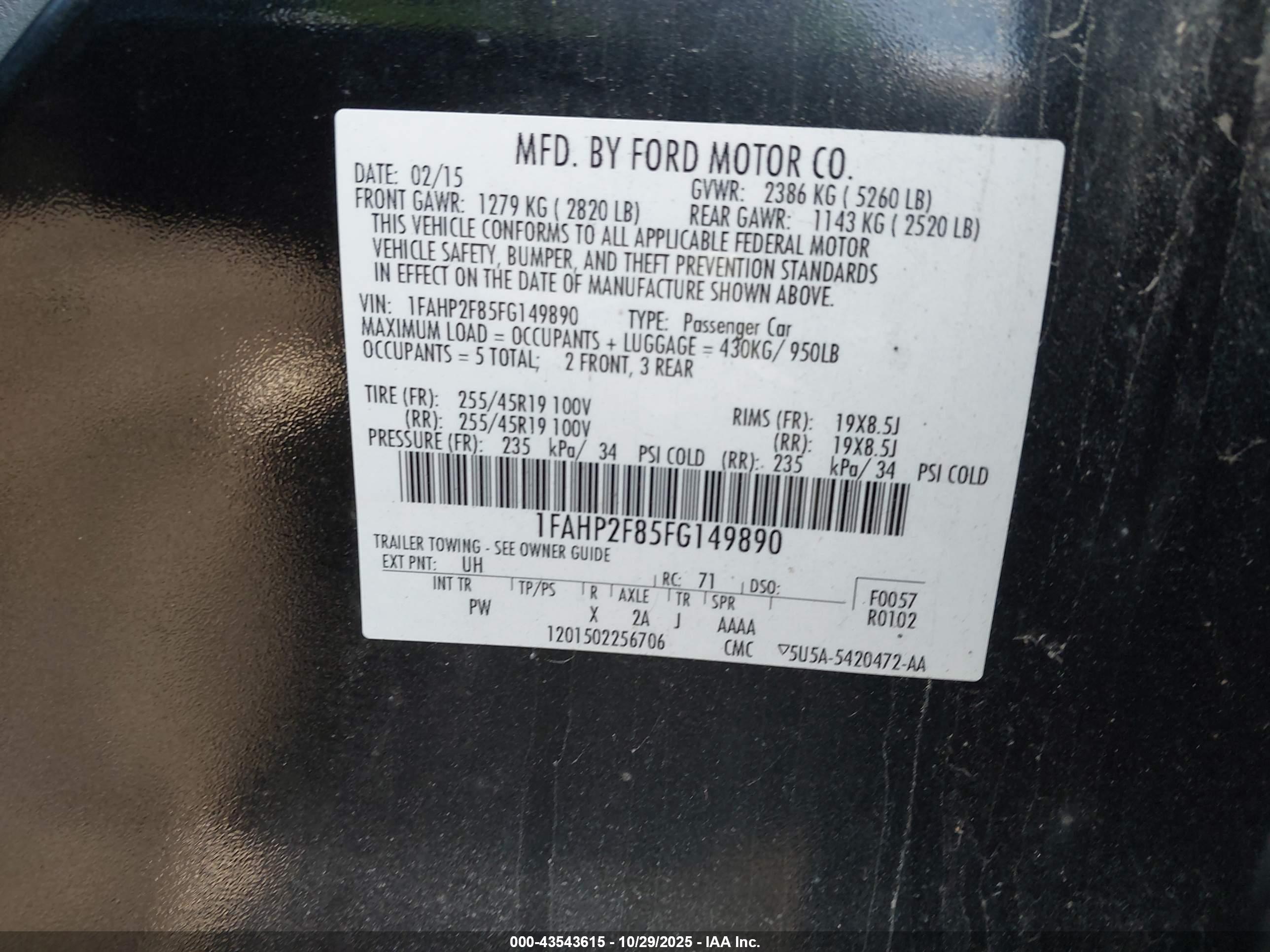 FORD TAURUS image 9