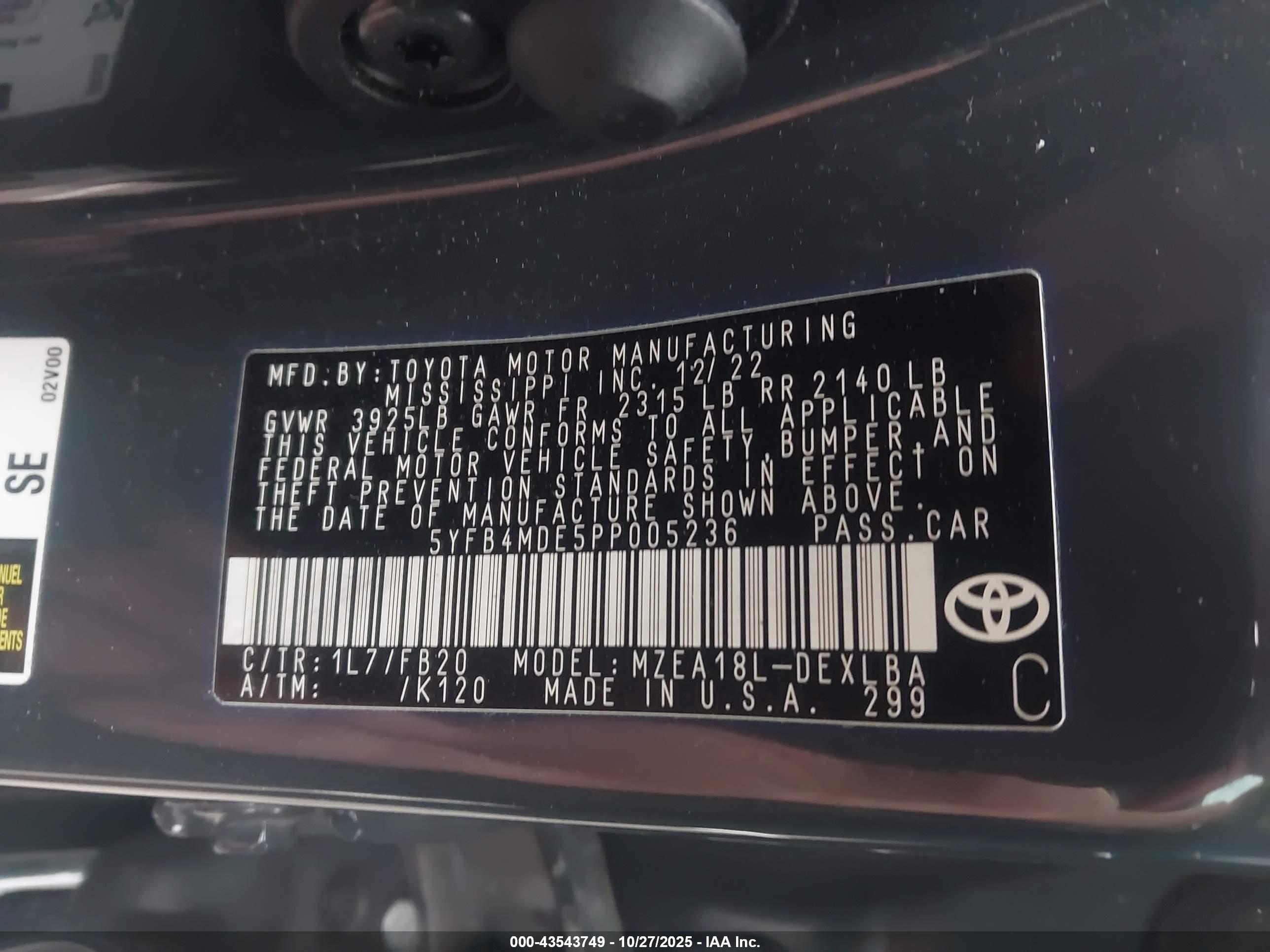 TOYOTA COROLLA image 9