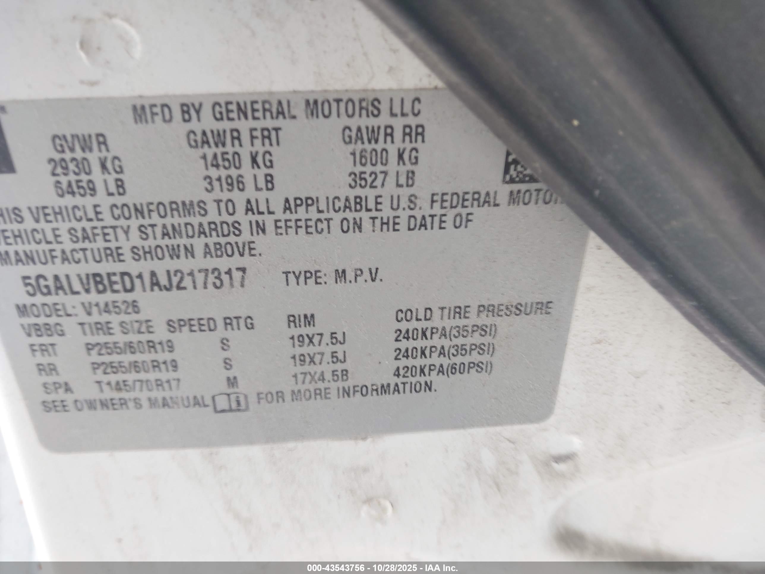 BUICK ENCLAVE image 9