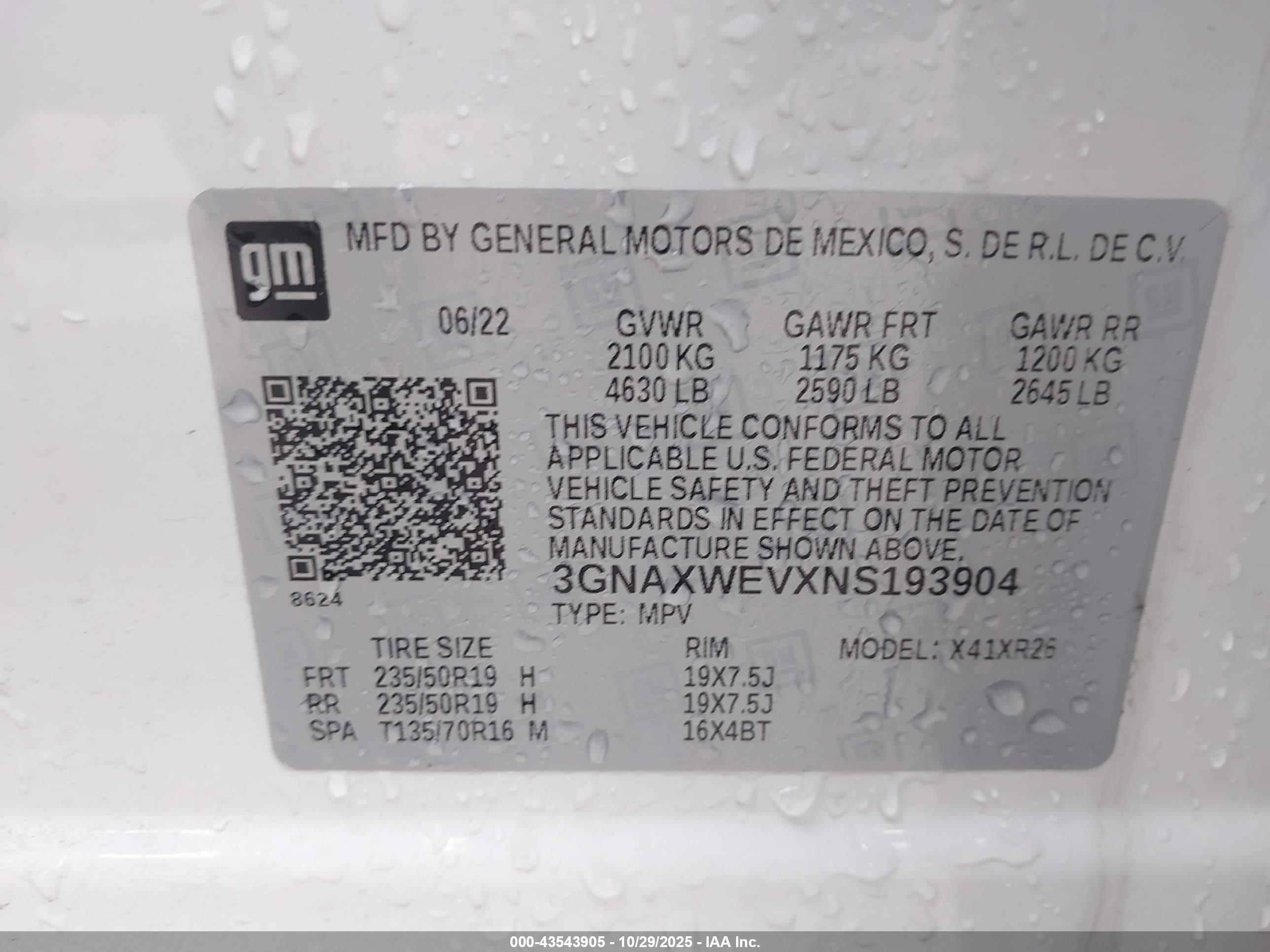 CHEVROLET EQUINOX image 9