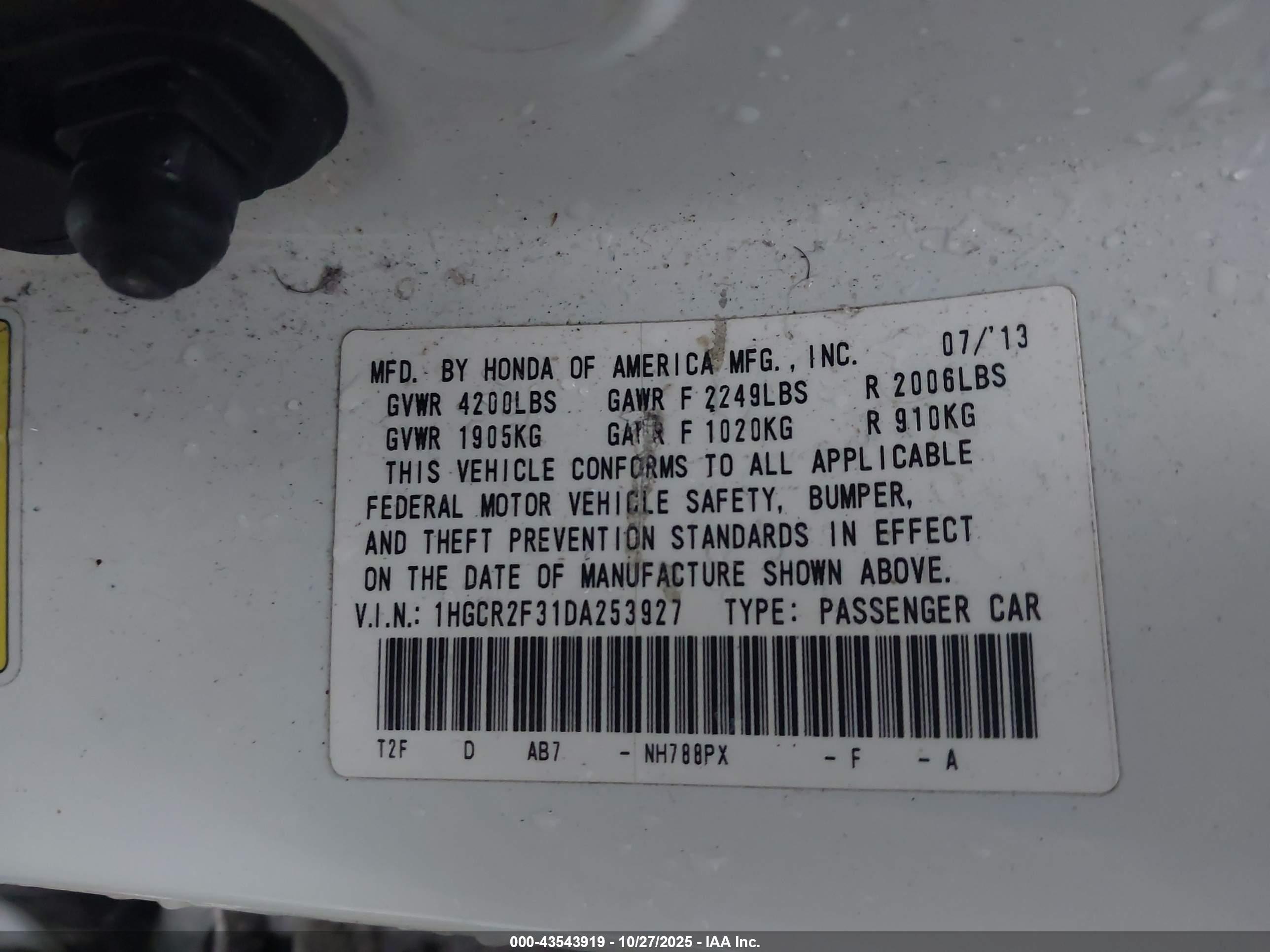 HONDA ACCORD image 9
