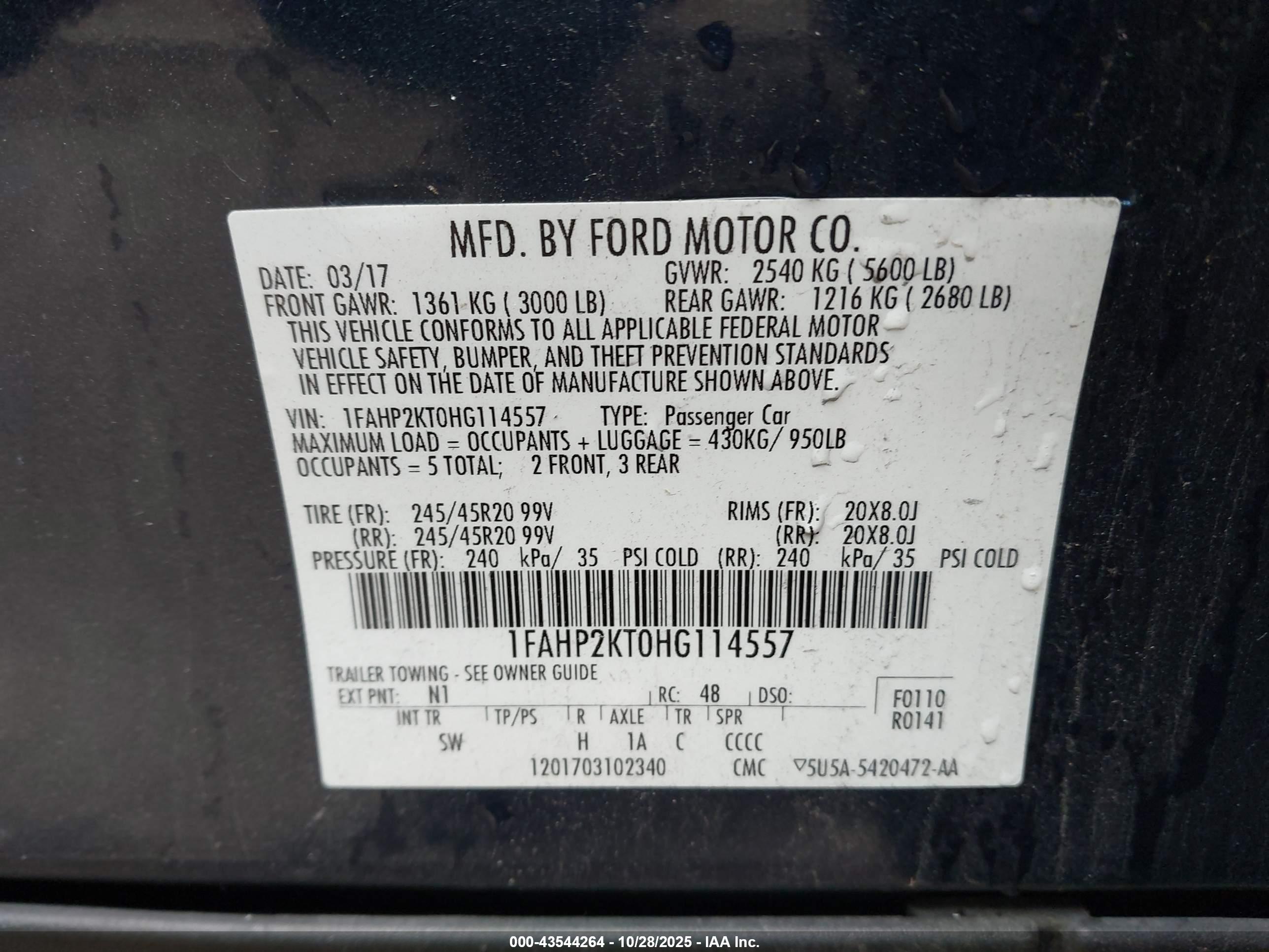 FORD TAURUS image 9