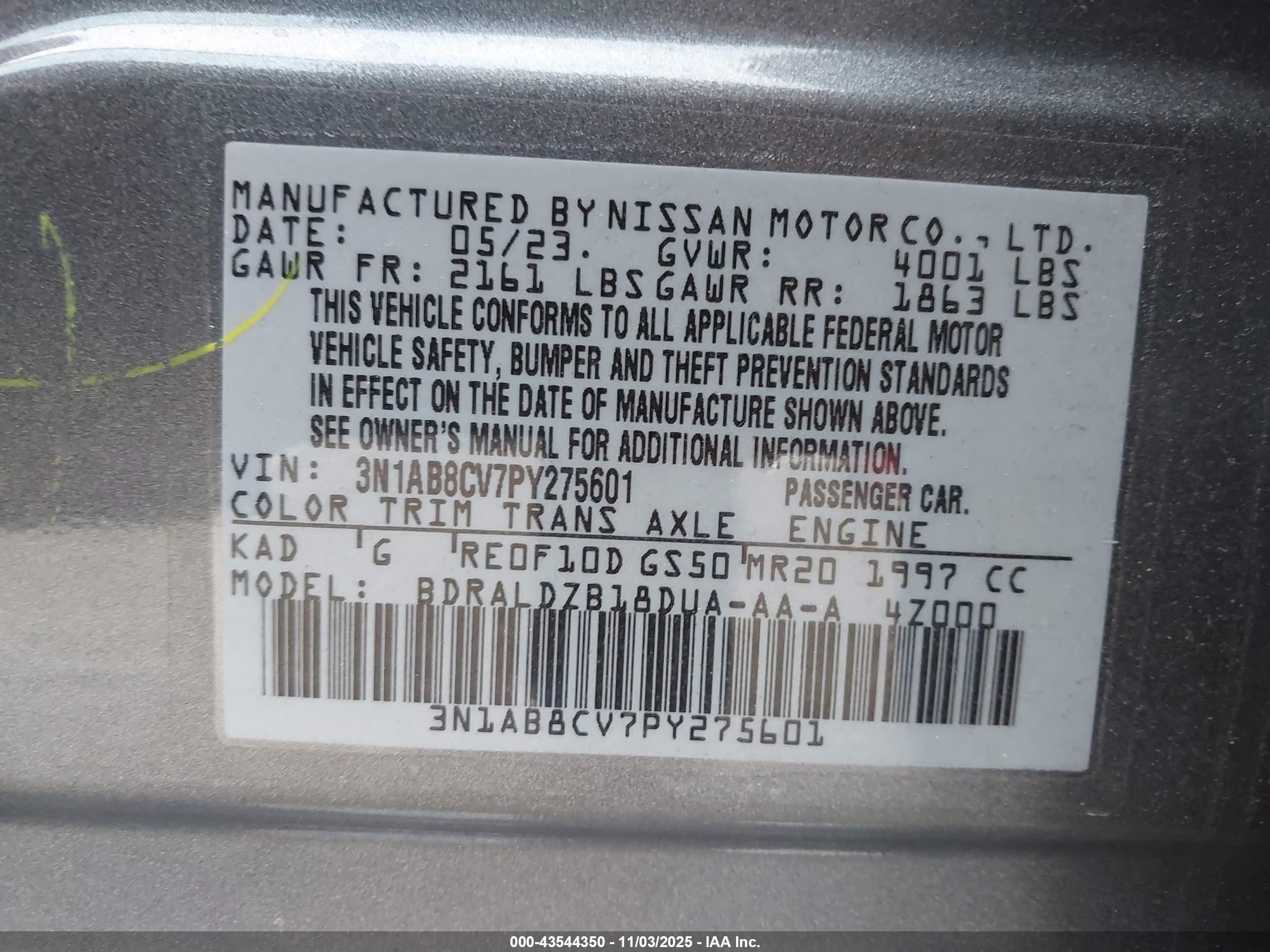 NISSAN SENTRA image 9