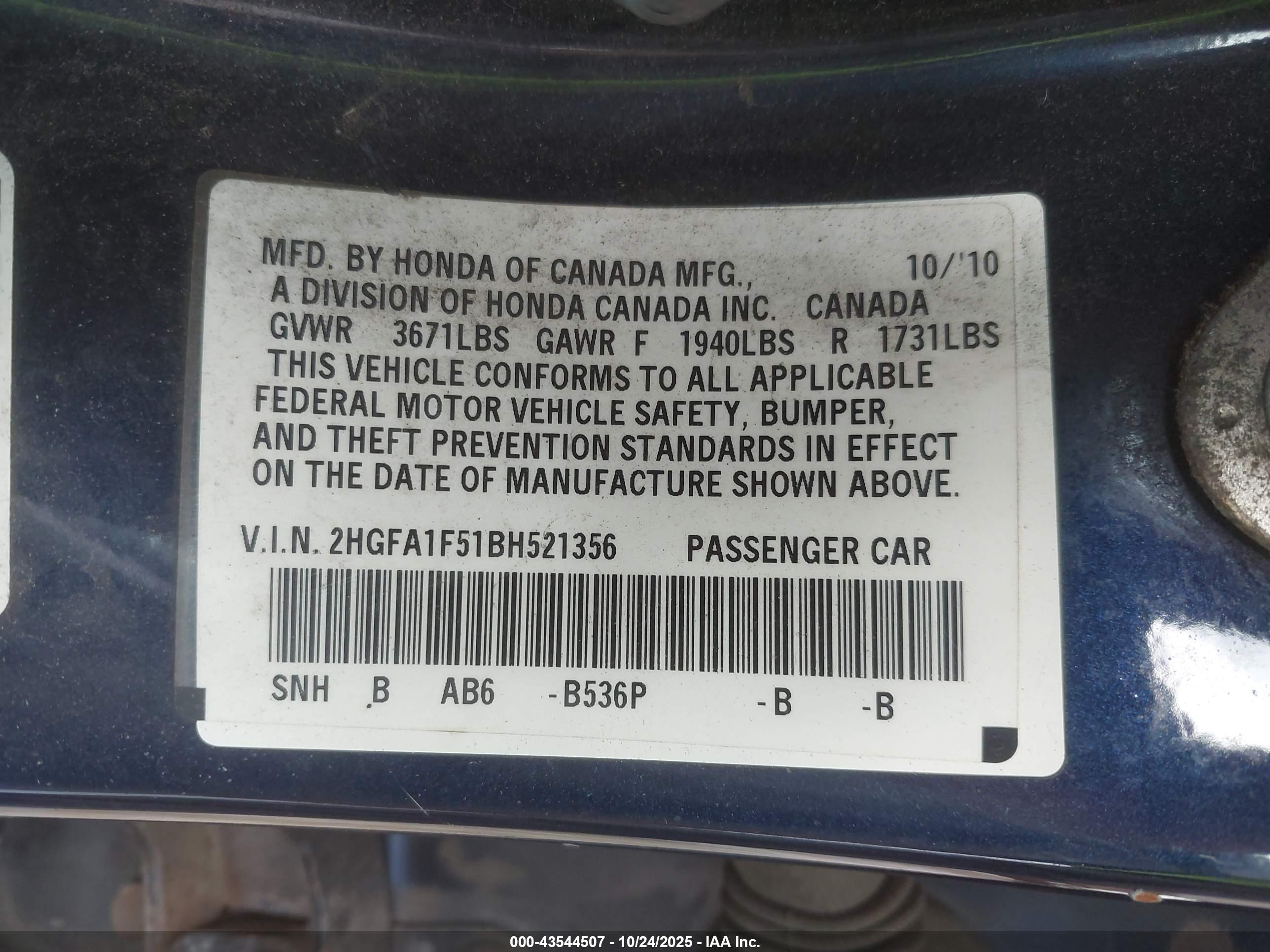 HONDA CIVIC image 9