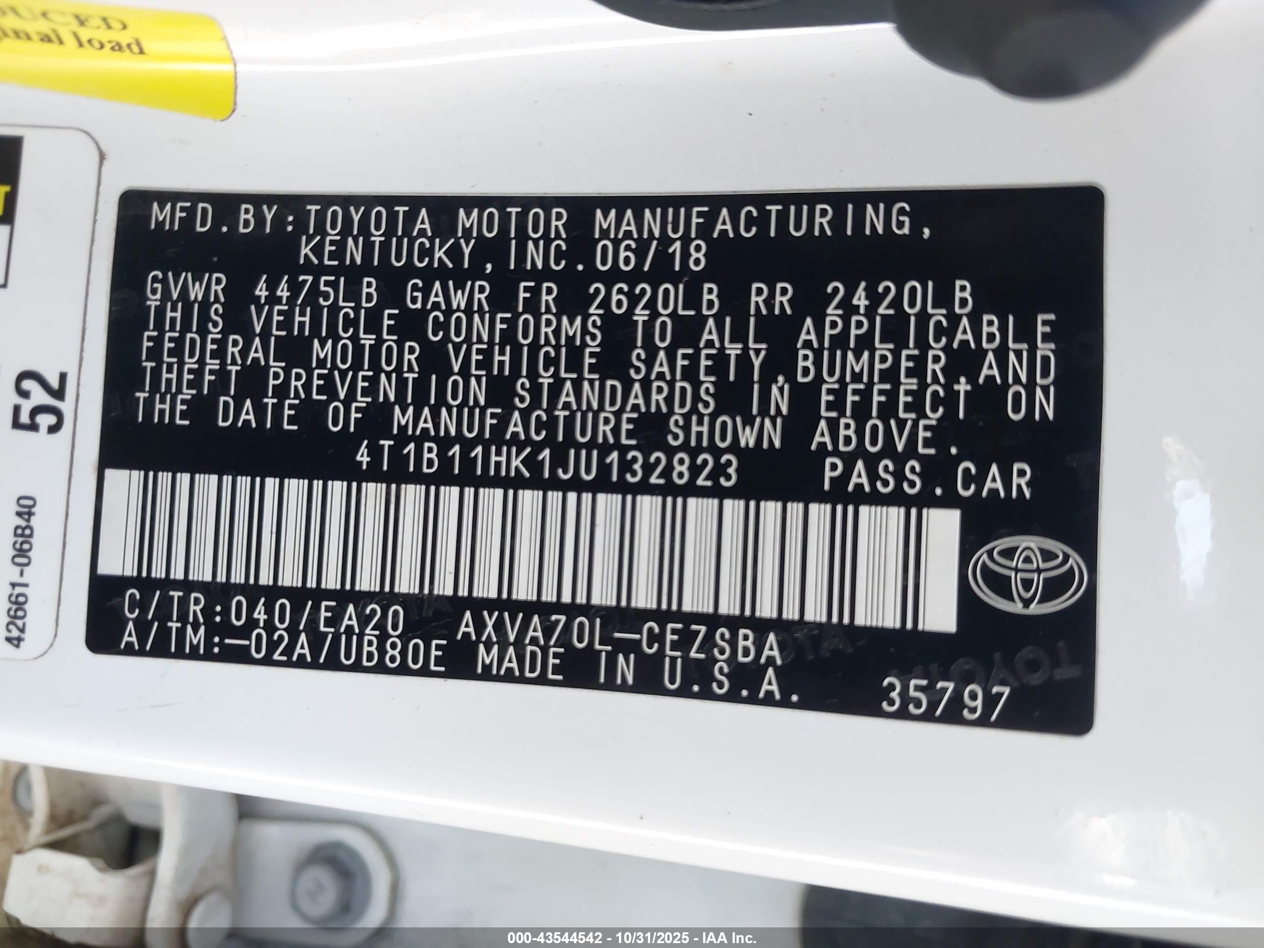 TOYOTA CAMRY image 9