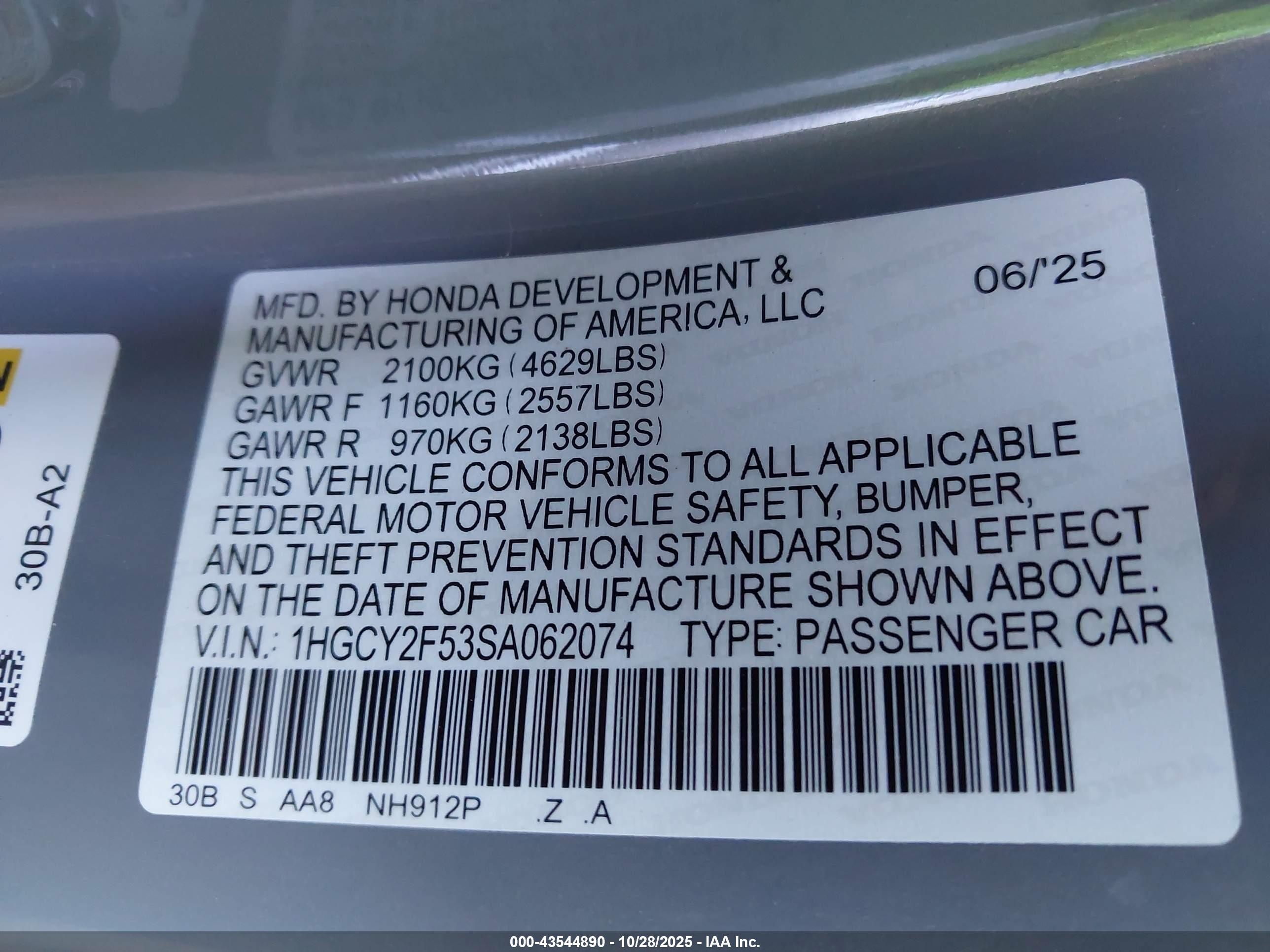HONDA ACCORD image 9