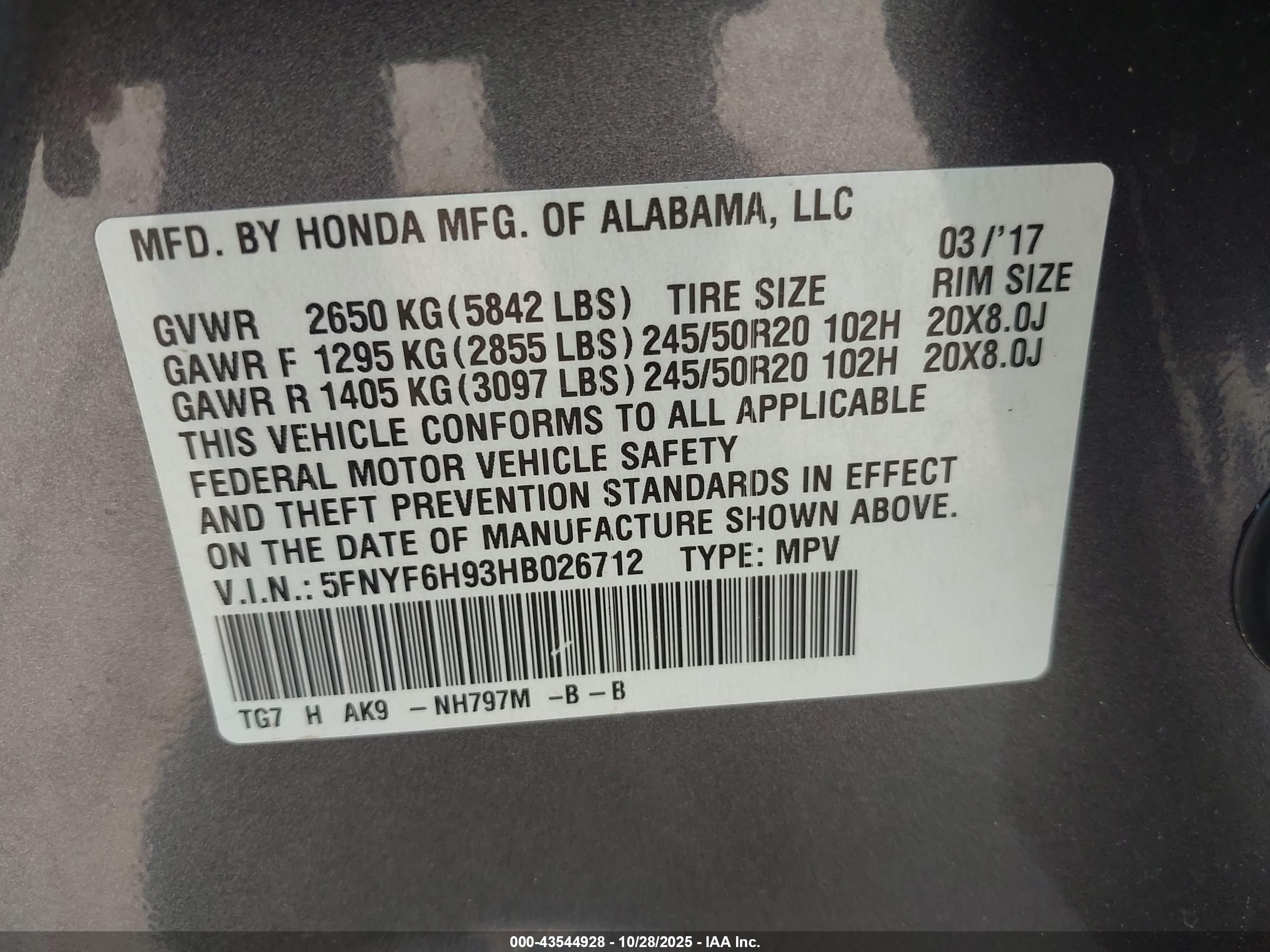 HONDA PILOT image 9