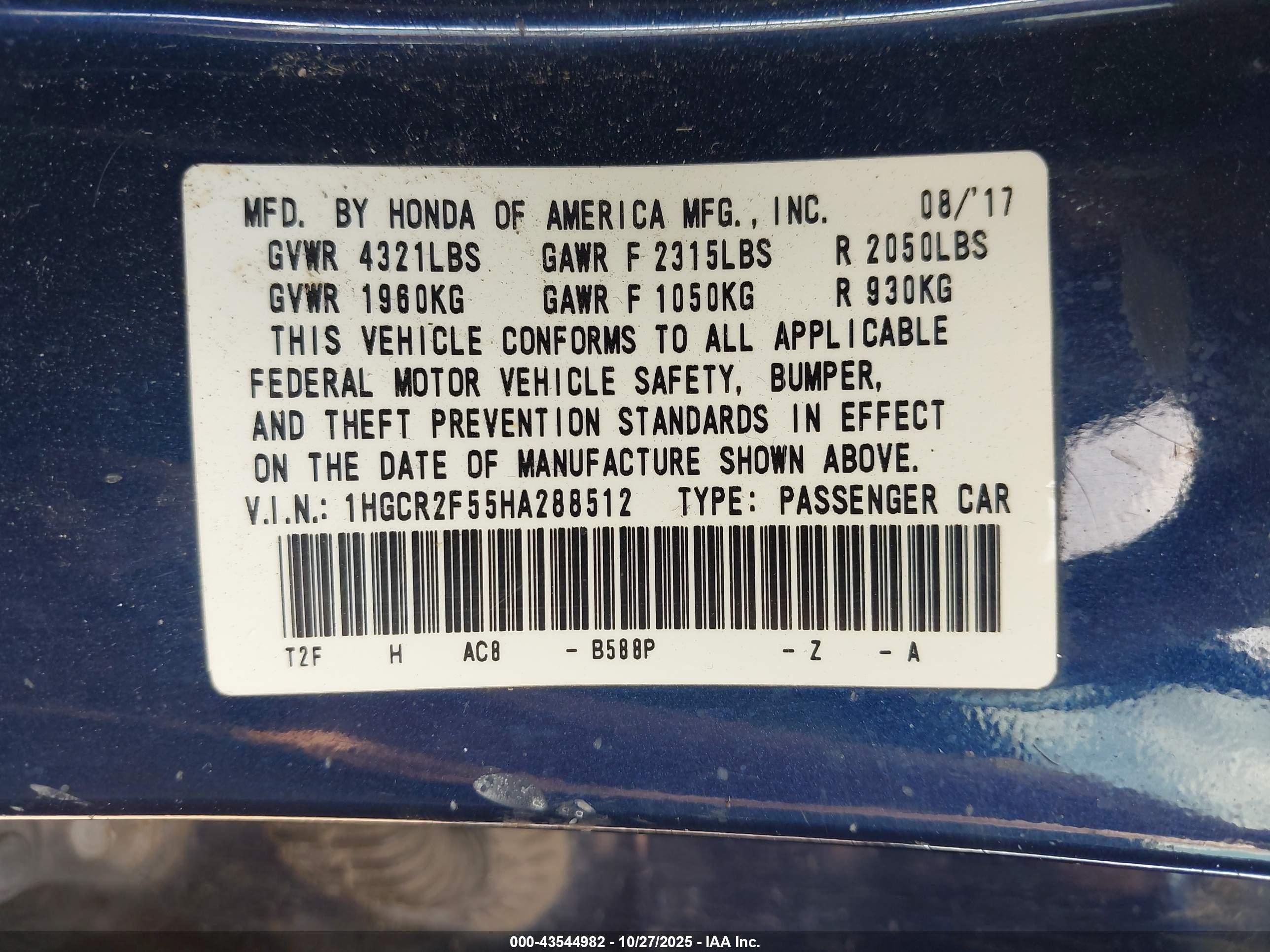 HONDA ACCORD image 9
