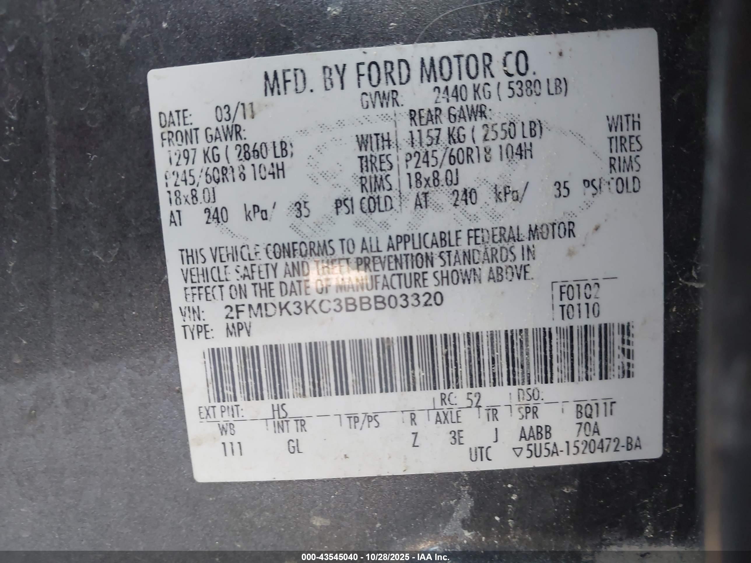 FORD EDGE image 9