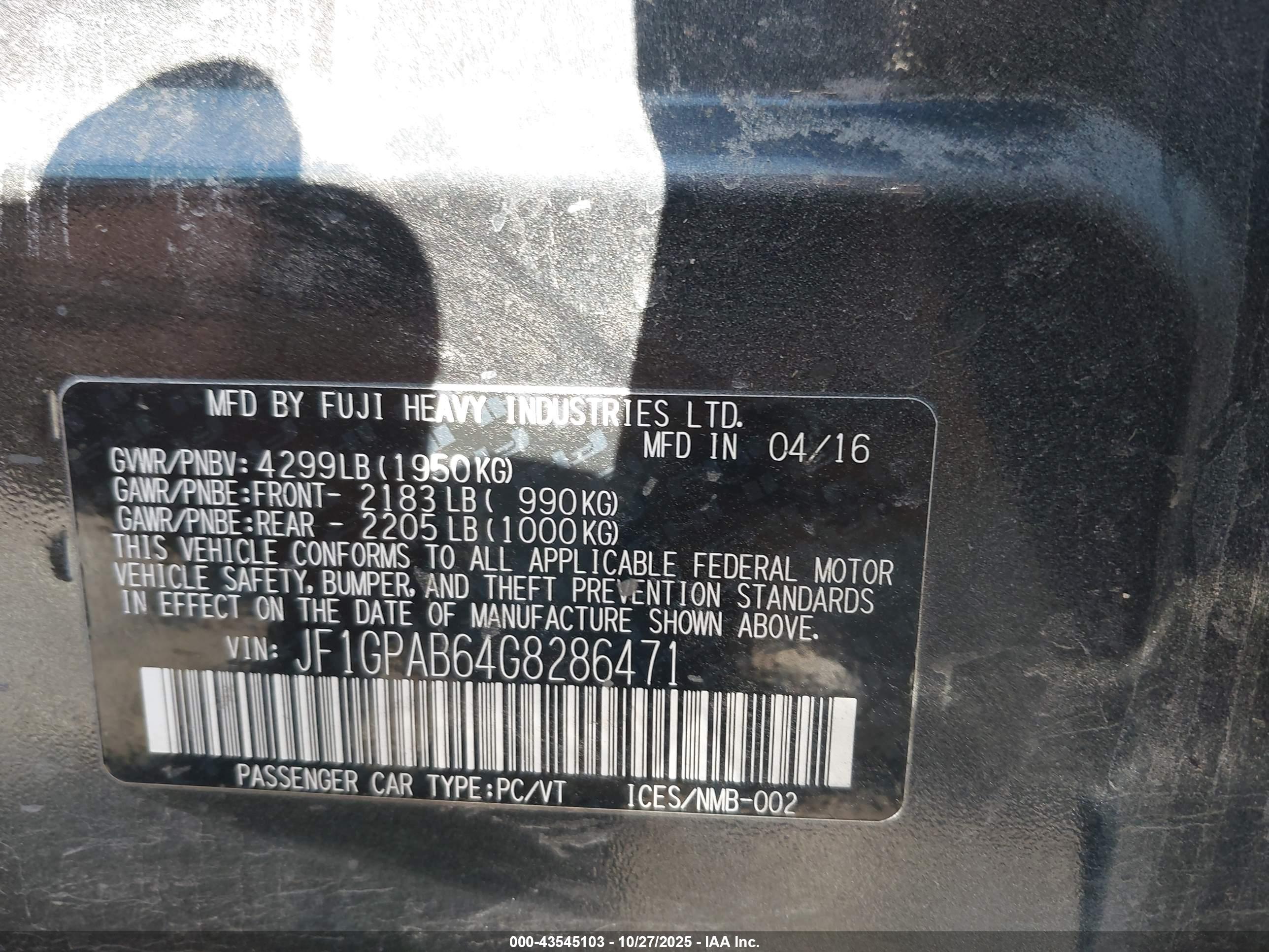 SUBARU IMPREZA image 9