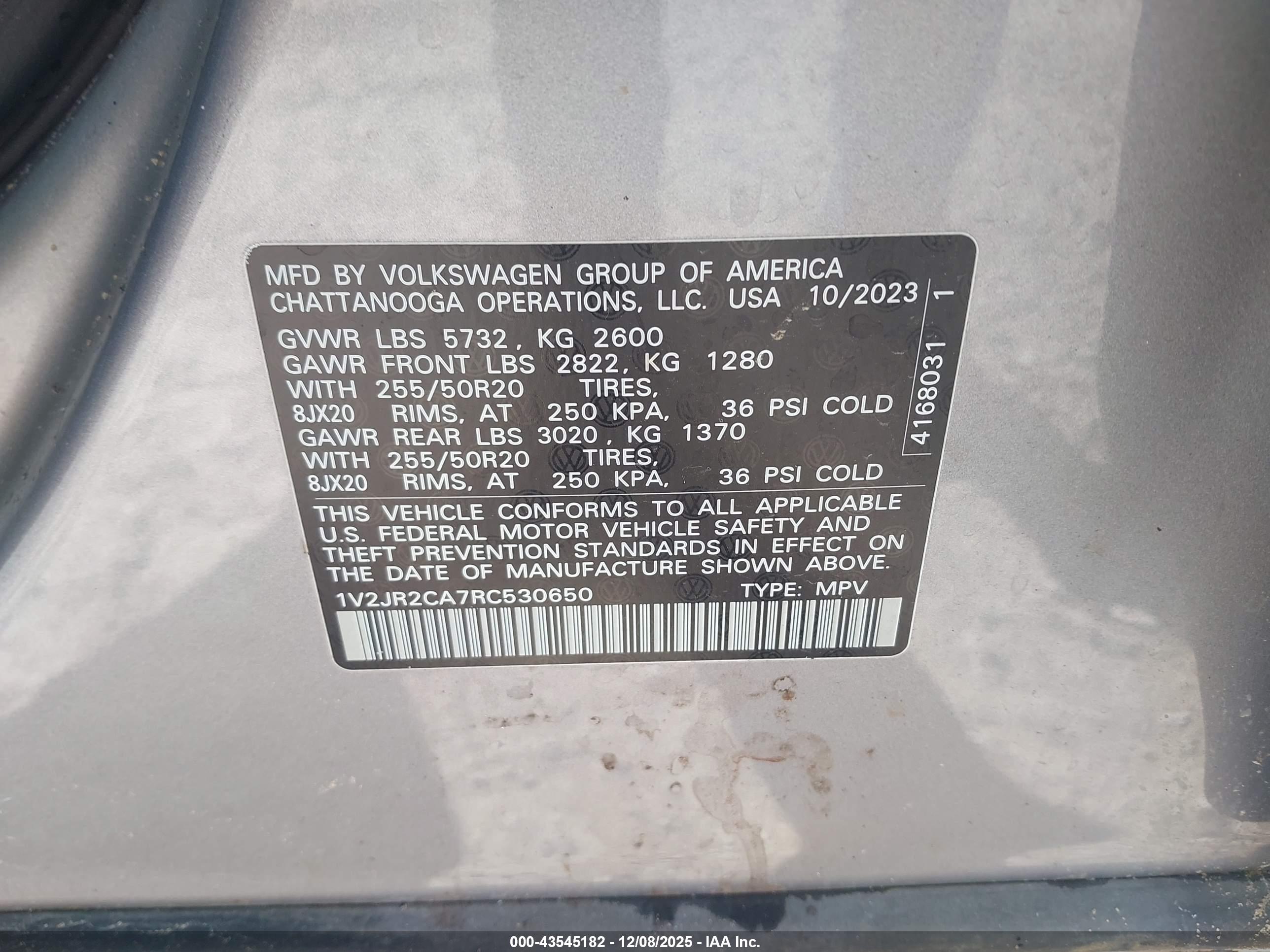 VOLKSWAGEN ATLAS image 9