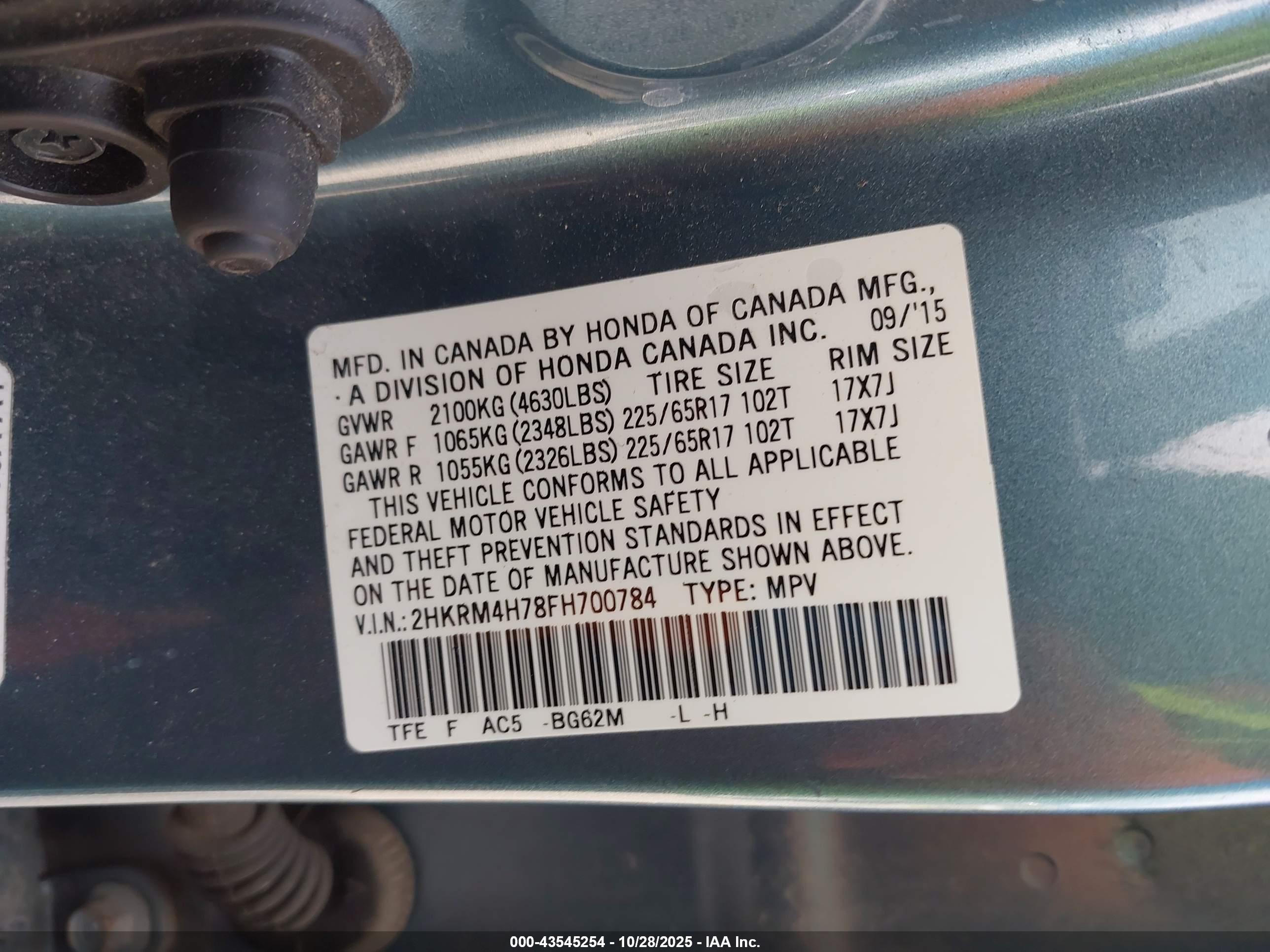 HONDA CR-V image 9