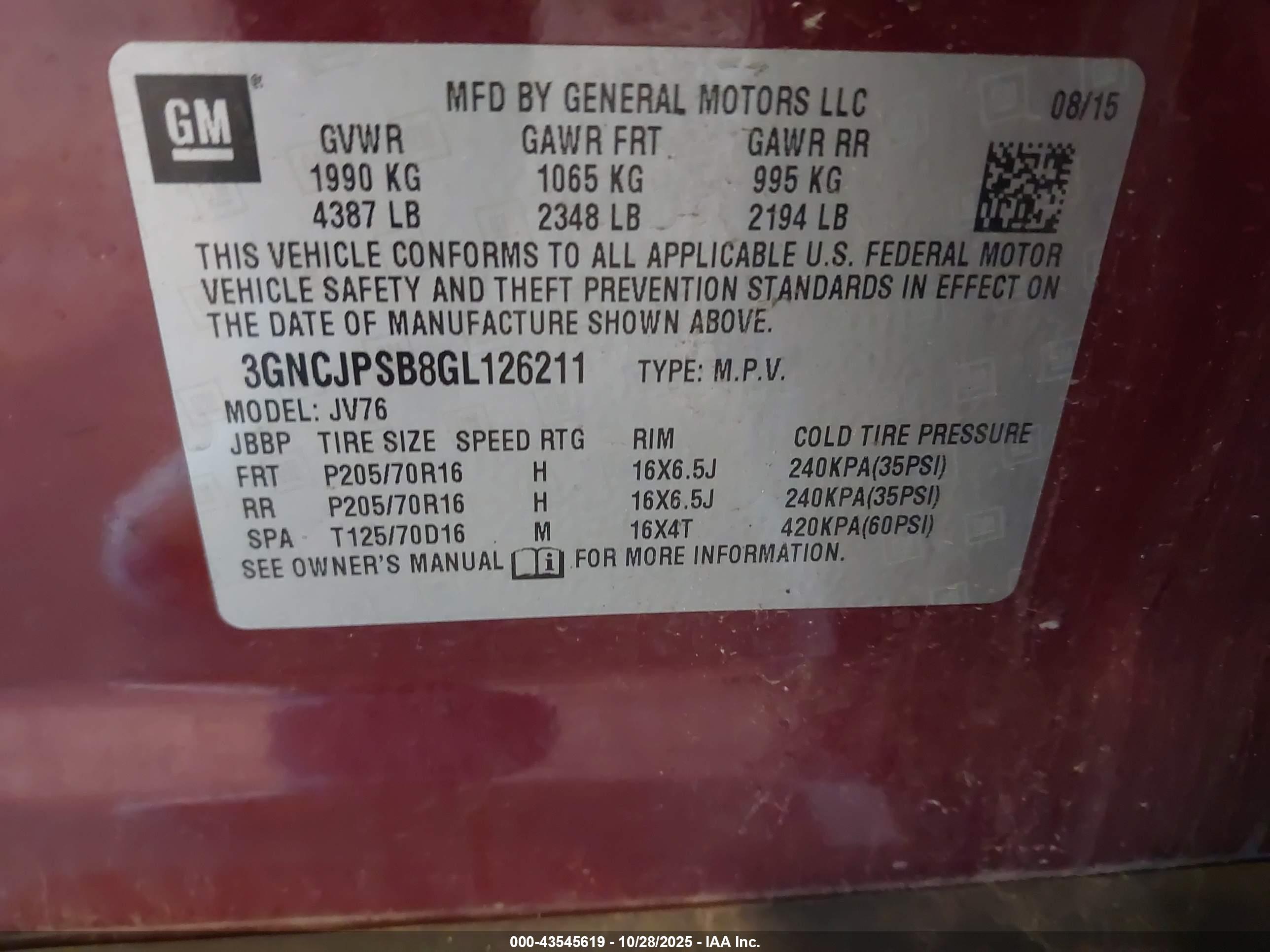 CHEVROLET TRAX image 9
