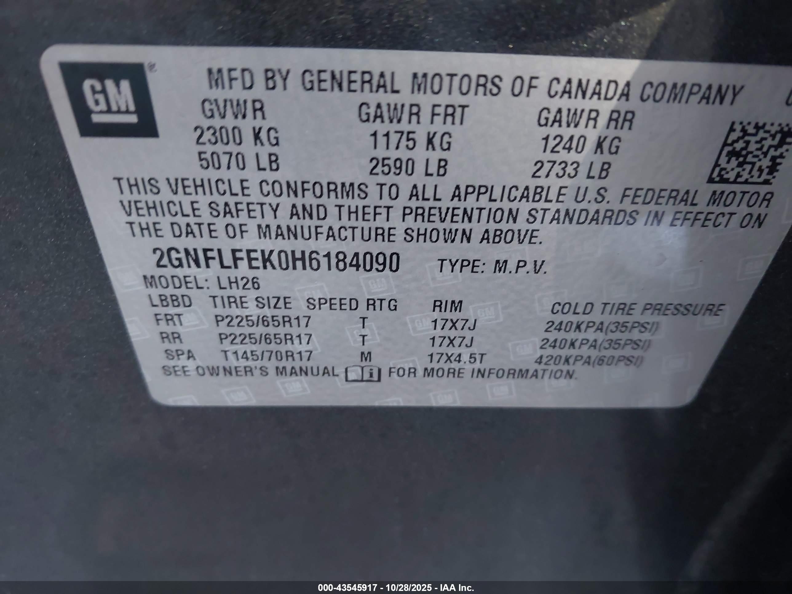 CHEVROLET EQUINOX image 9