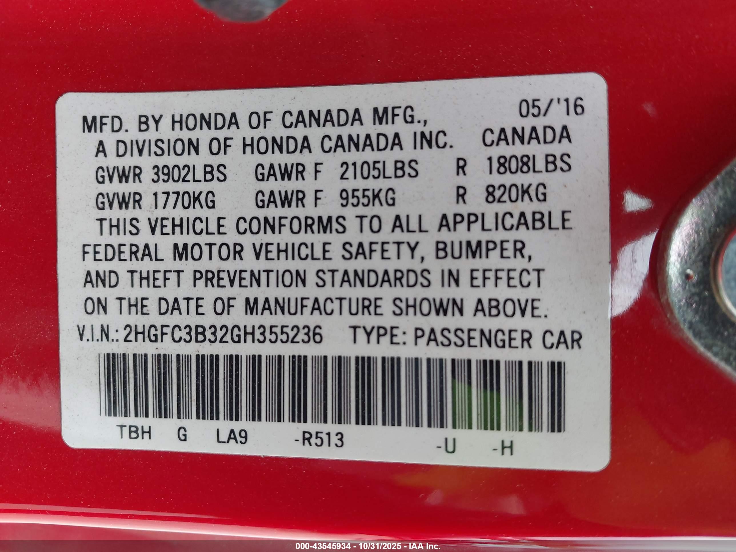 HONDA CIVIC image 9