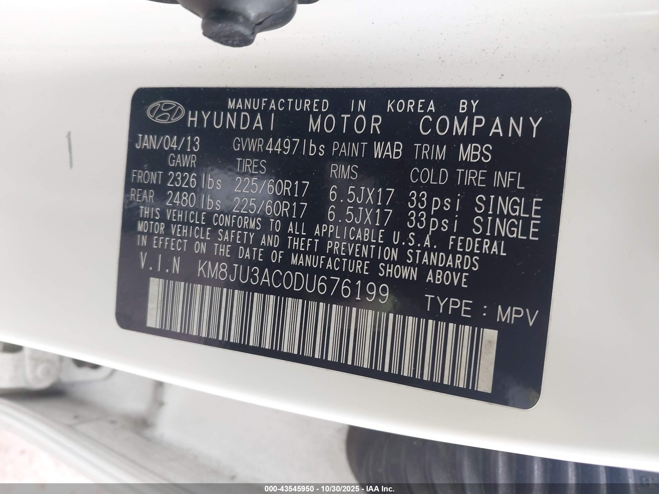 HYUNDAI TUCSON image 9