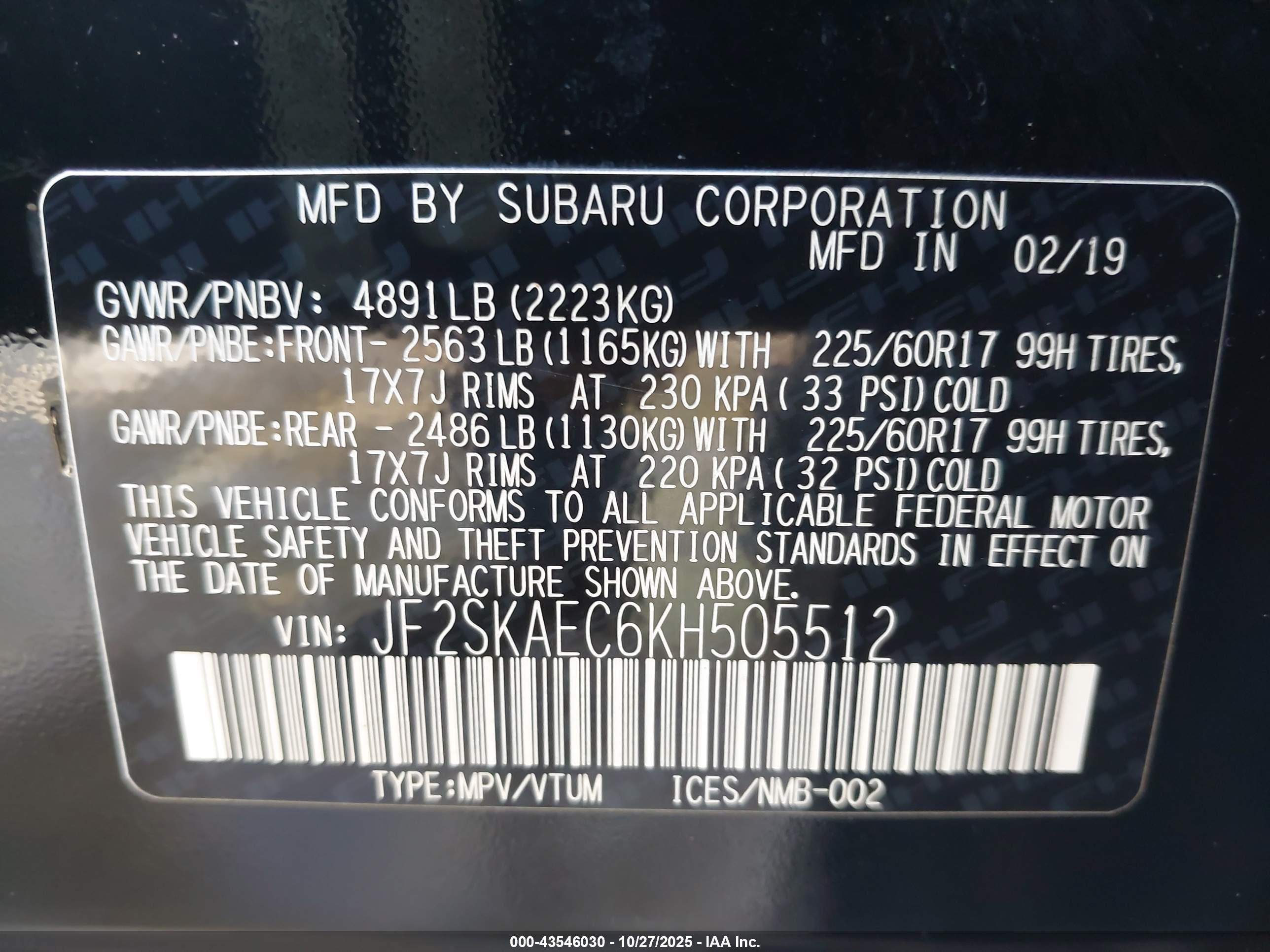 SUBARU FORESTER image 9