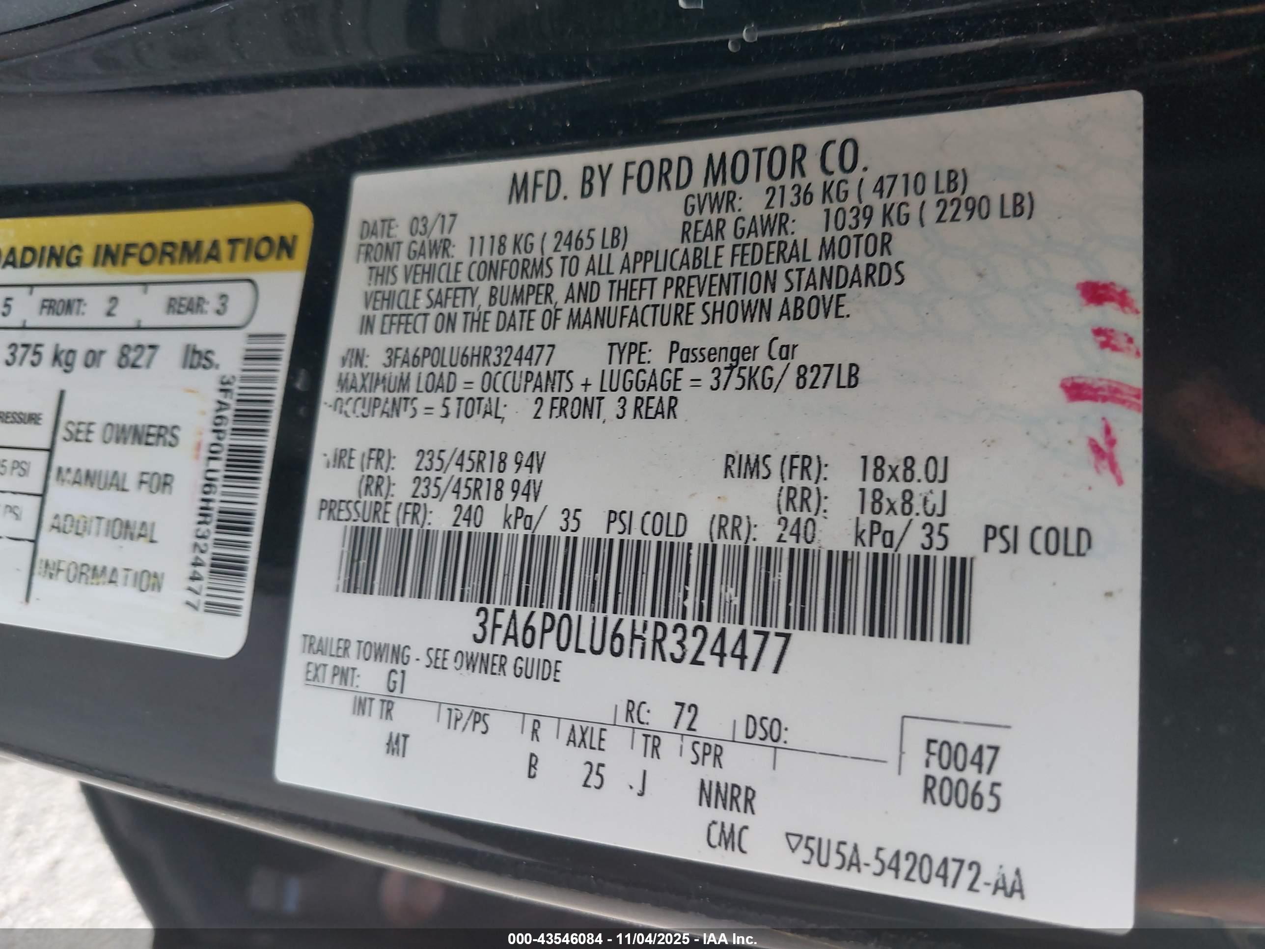FORD FUSION image 9