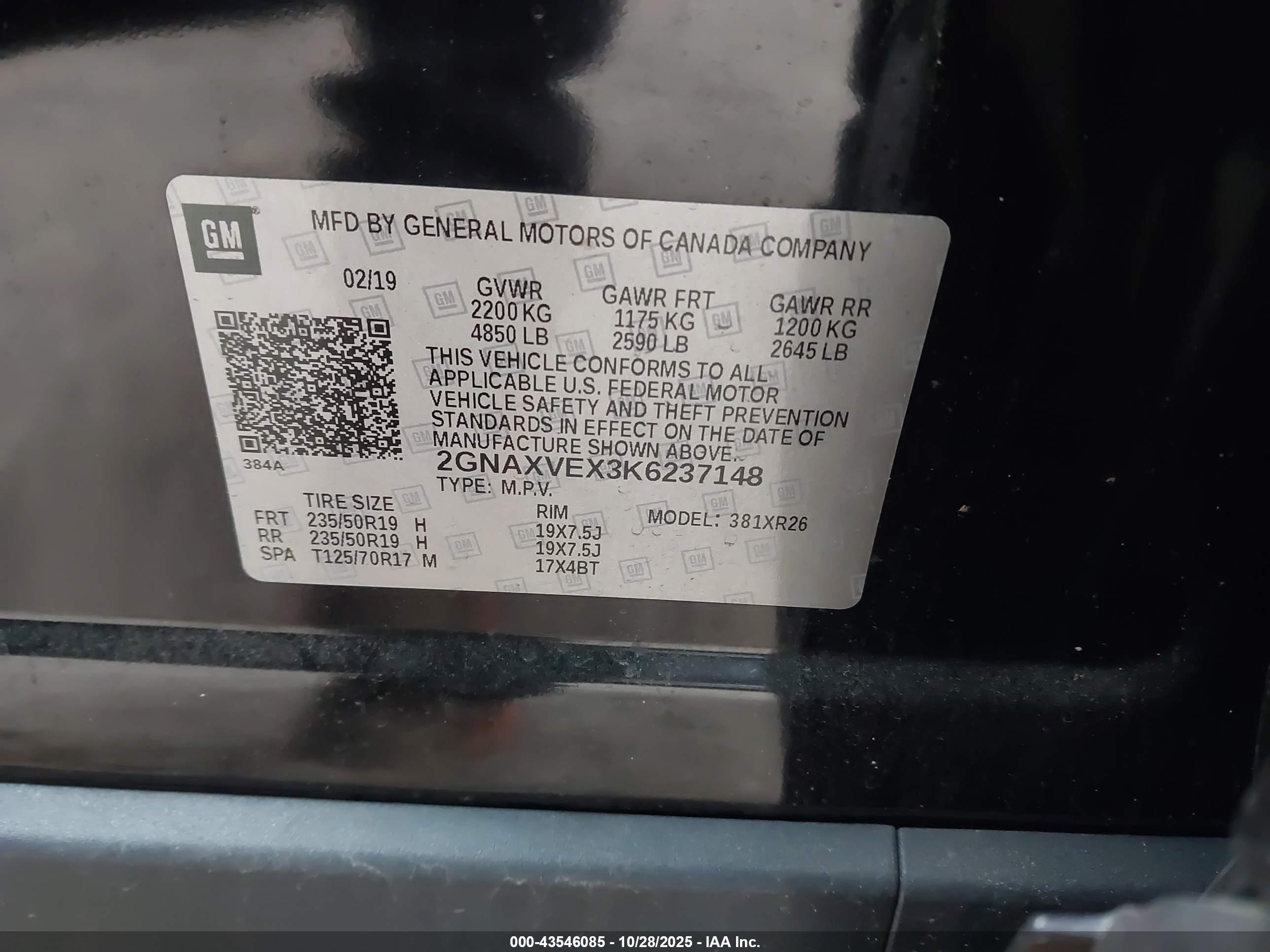 CHEVROLET EQUINOX image 9
