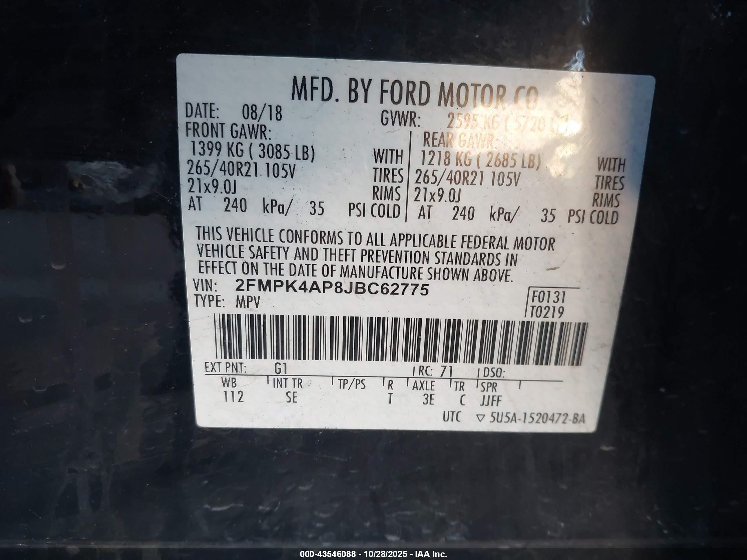 FORD EDGE image 9