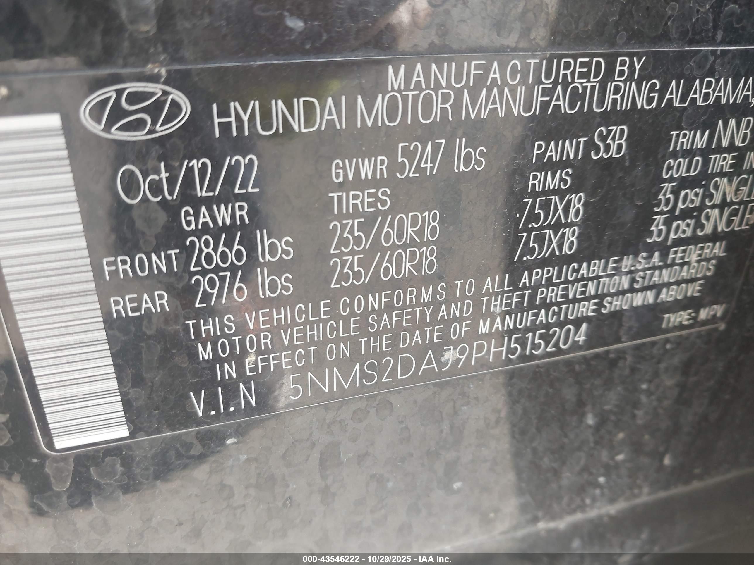HYUNDAI SANTA image 9