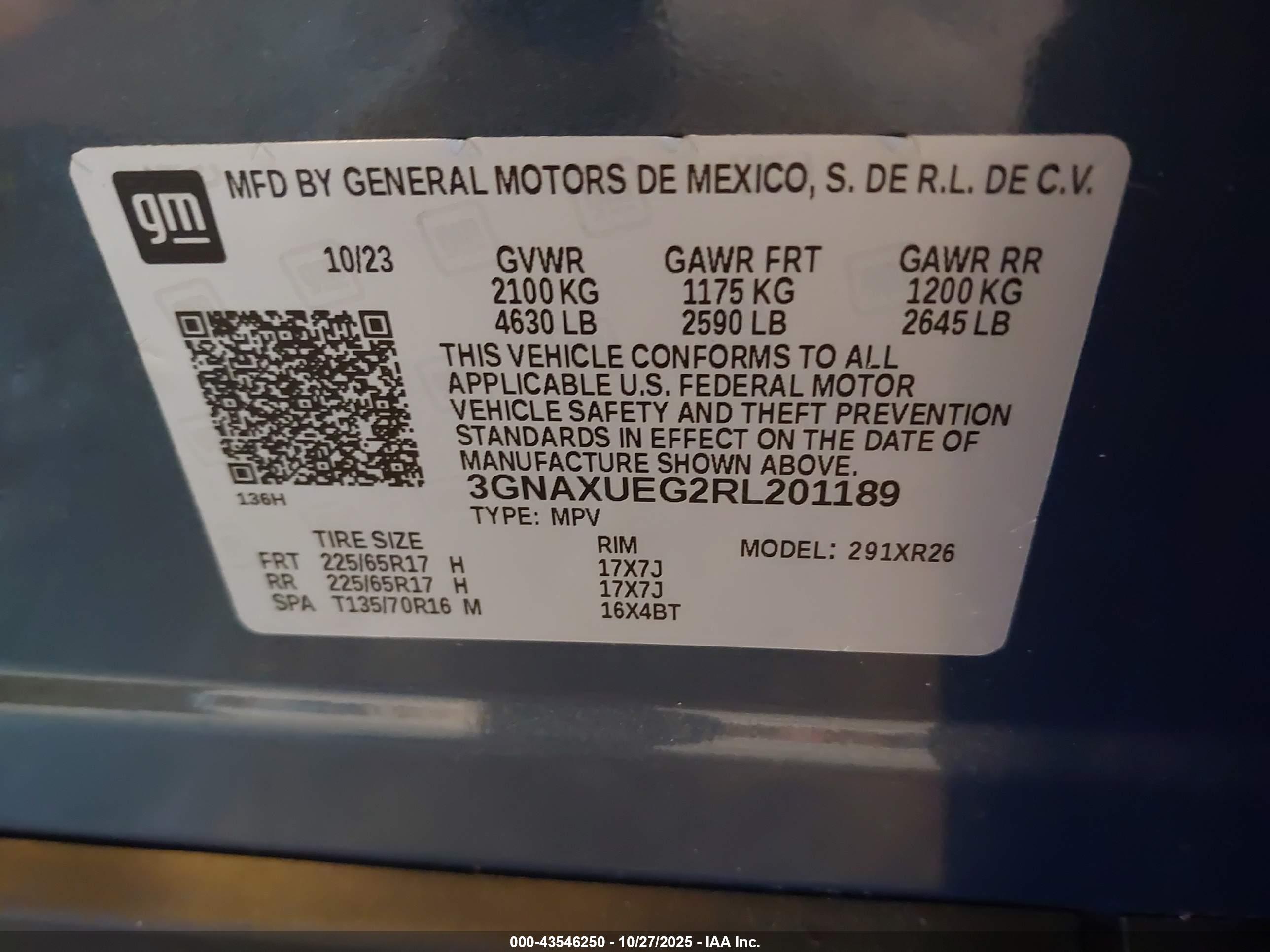 CHEVROLET EQUINOX image 9