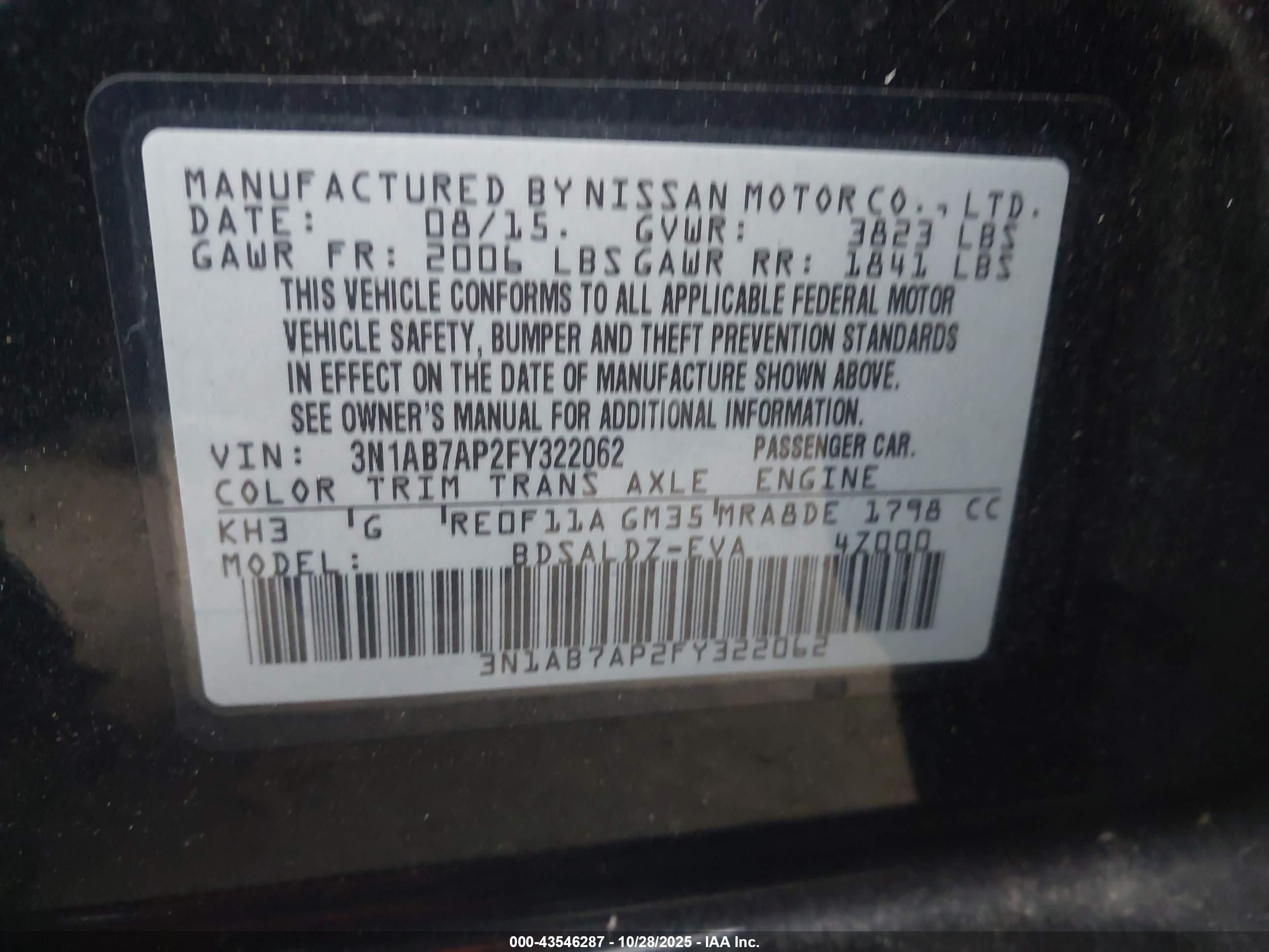 NISSAN SENTRA image 9