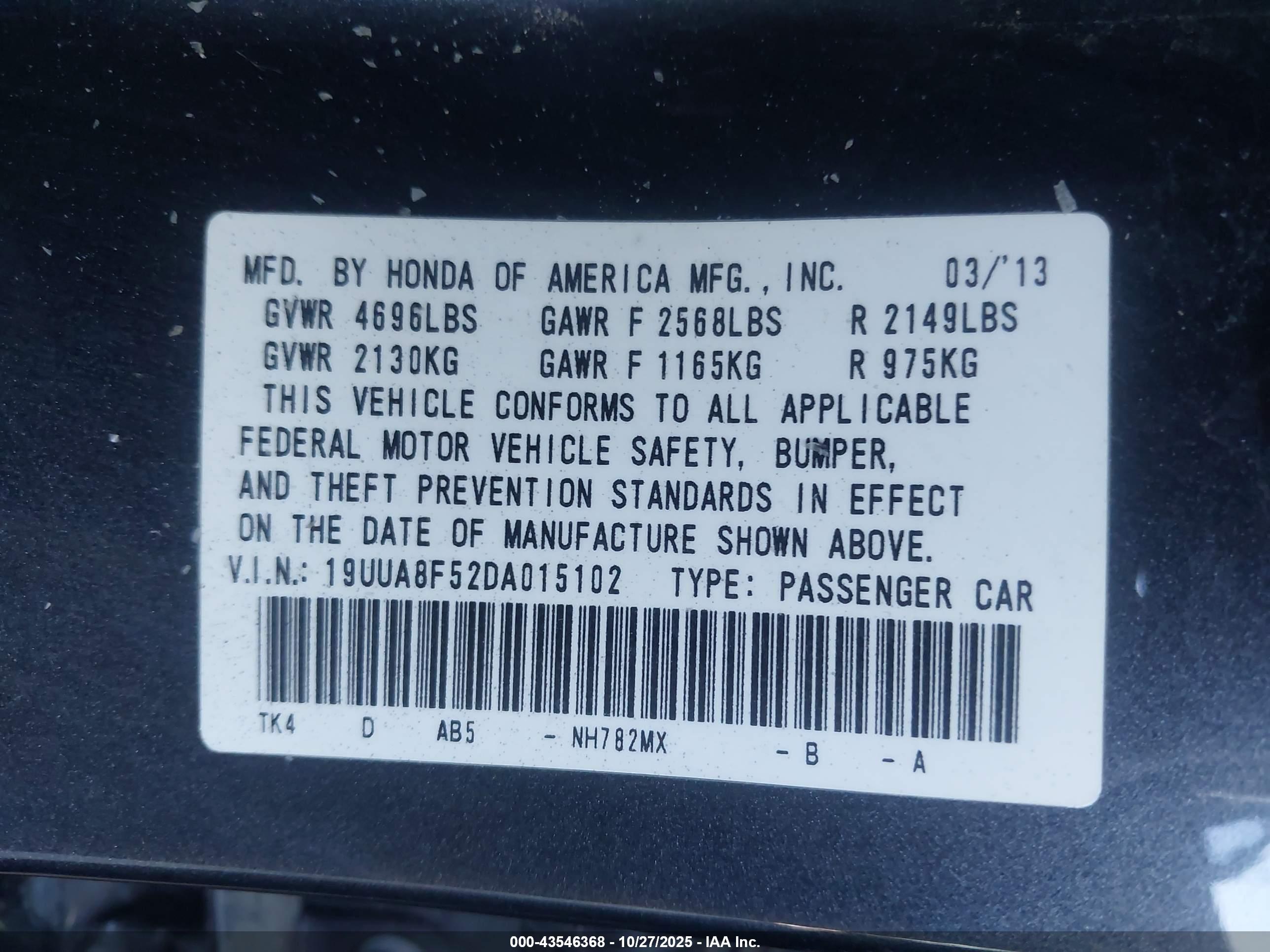 ACURA TL image 9