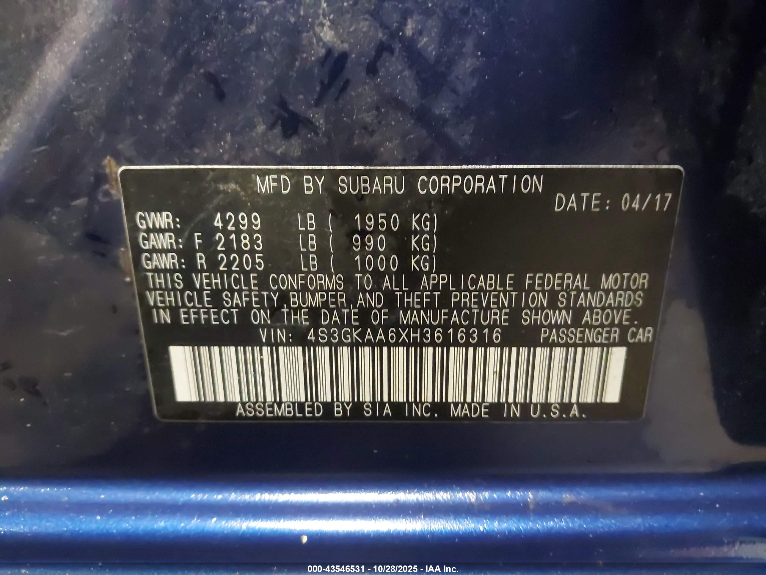 SUBARU IMPREZA image 9