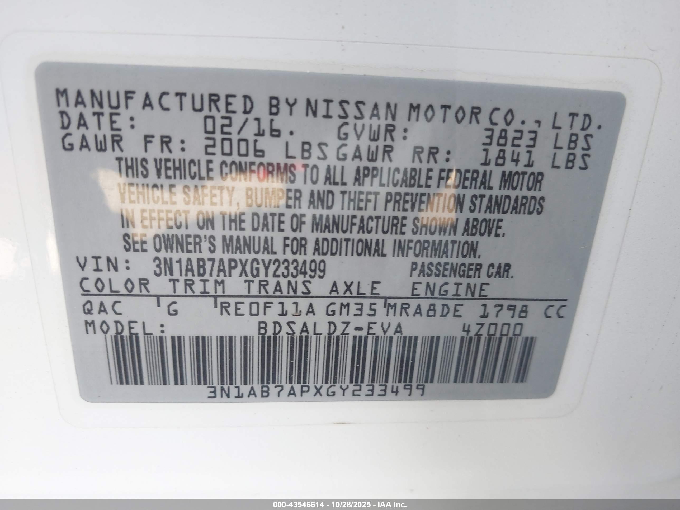 NISSAN SENTRA image 9