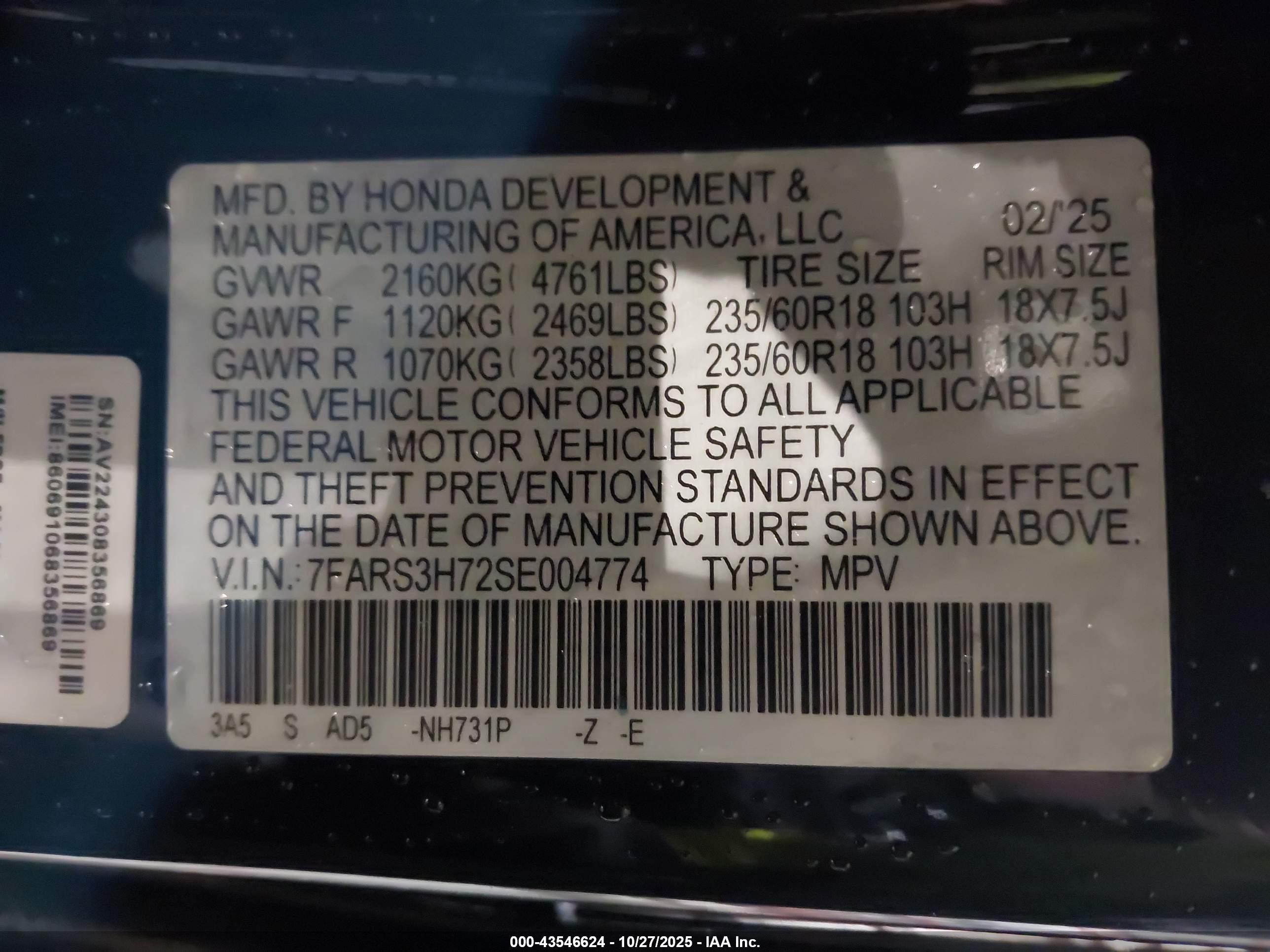HONDA CR-V image 9