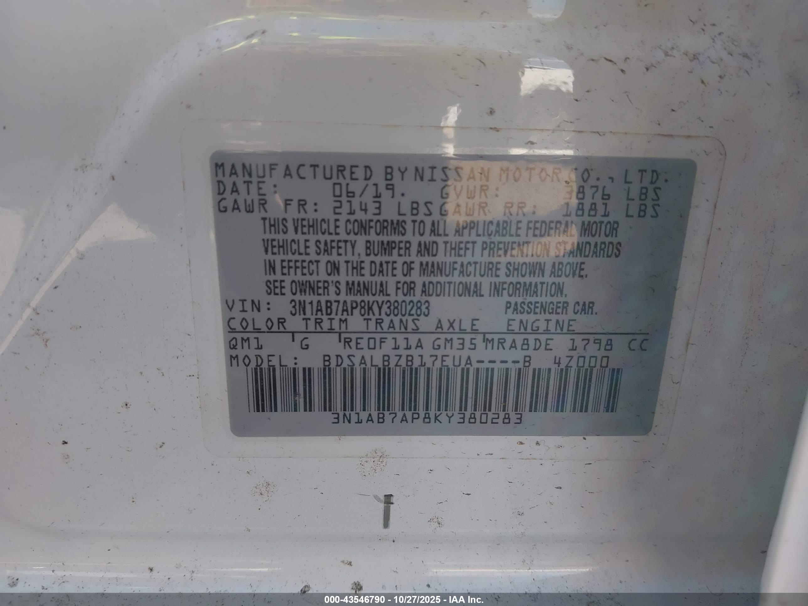 NISSAN SENTRA image 9