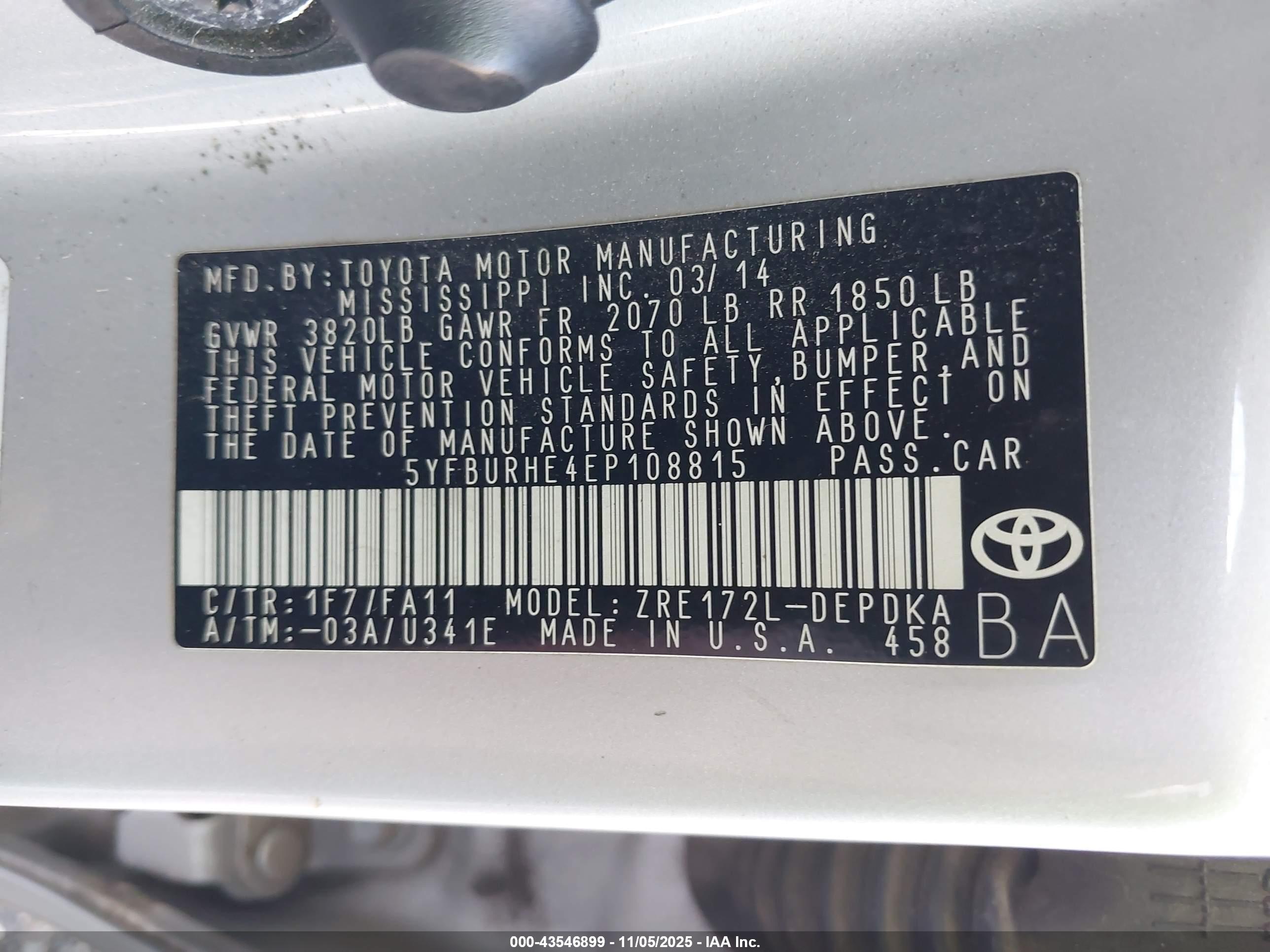 TOYOTA COROLLA image 9