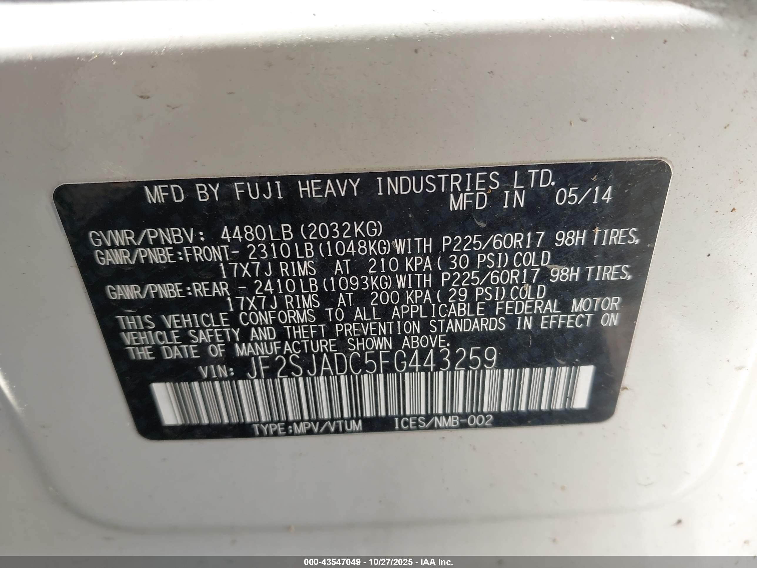 SUBARU FORESTER image 9