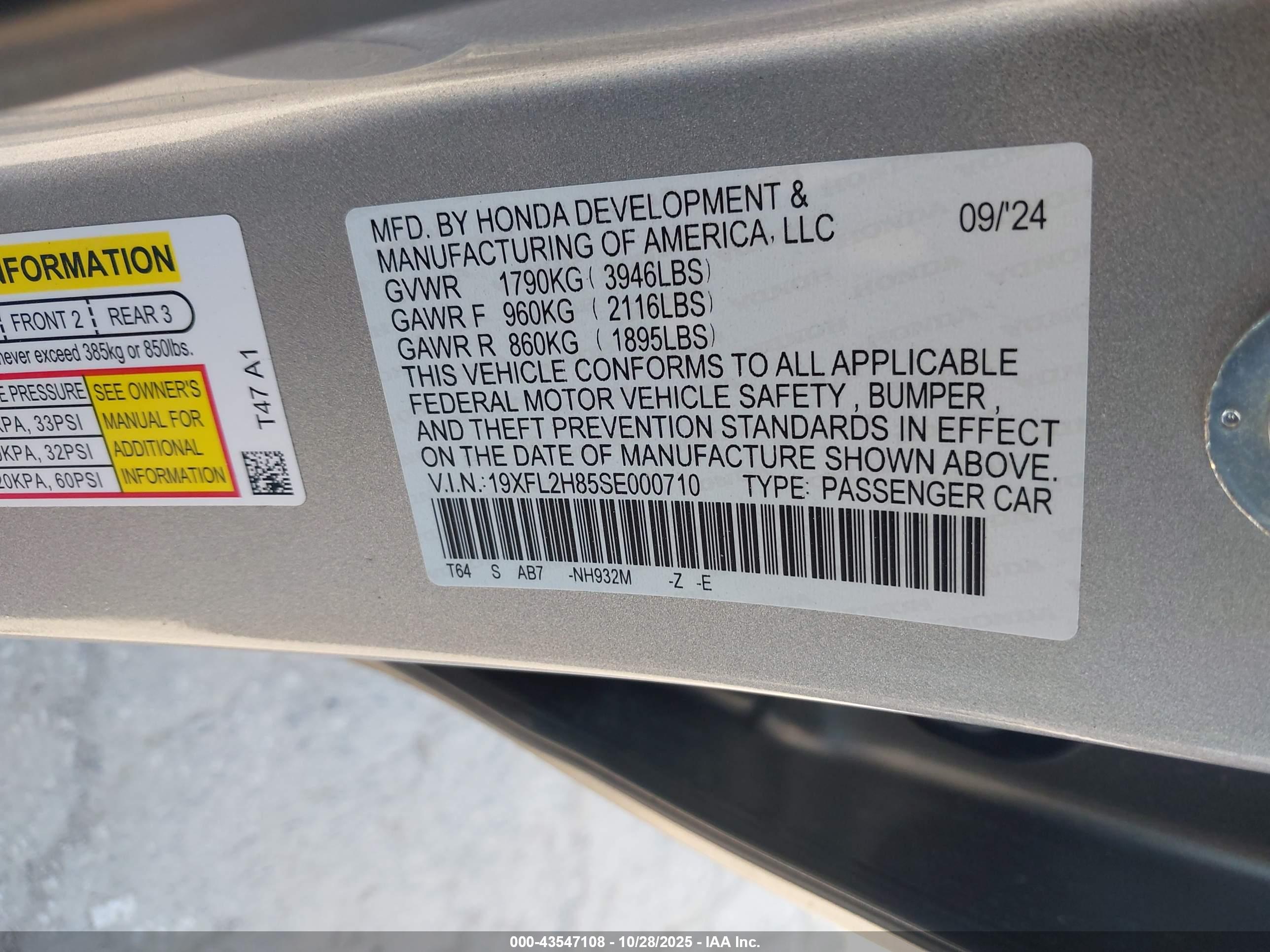 HONDA CIVIC image 9
