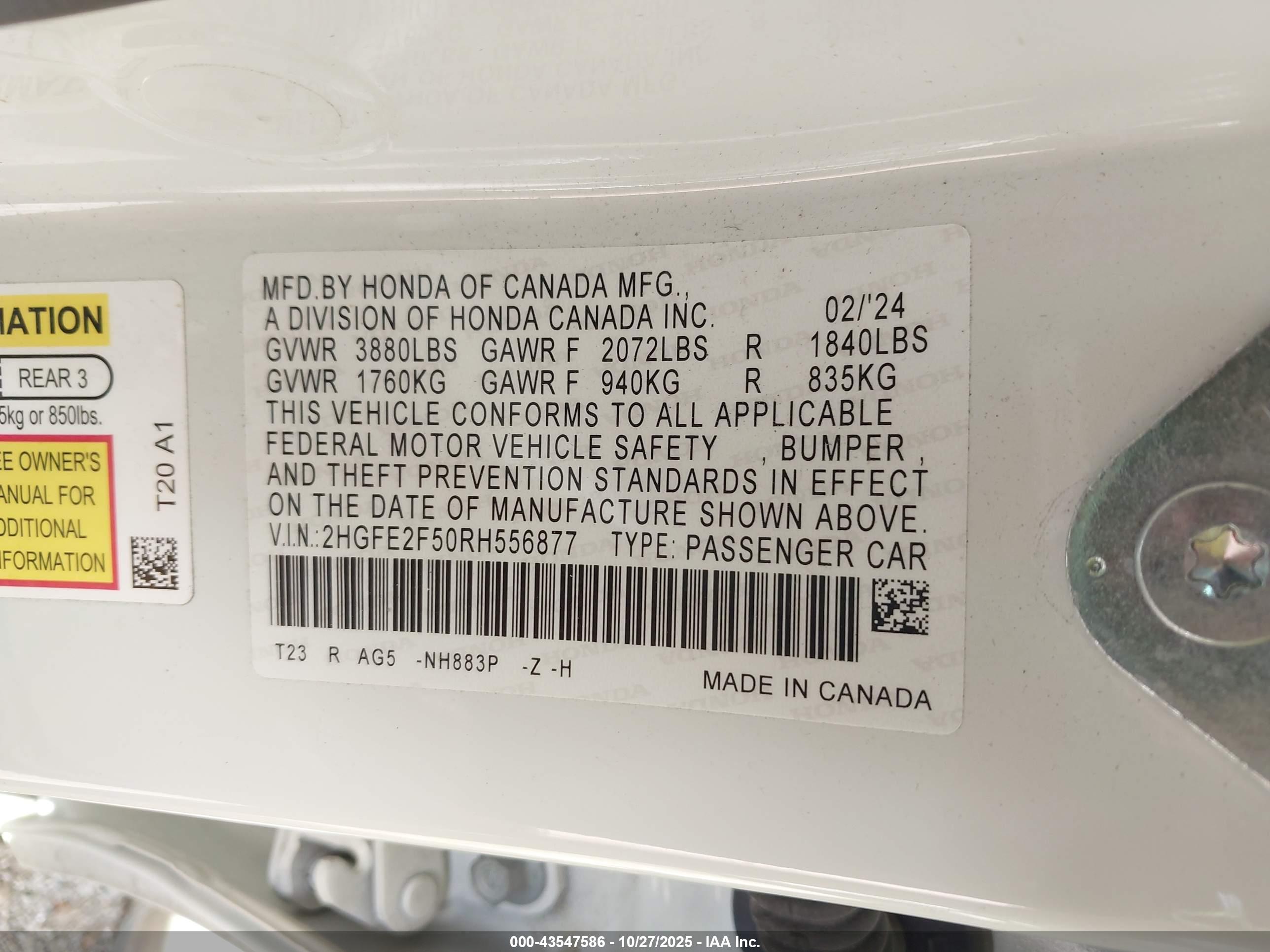 HONDA CIVIC image 9