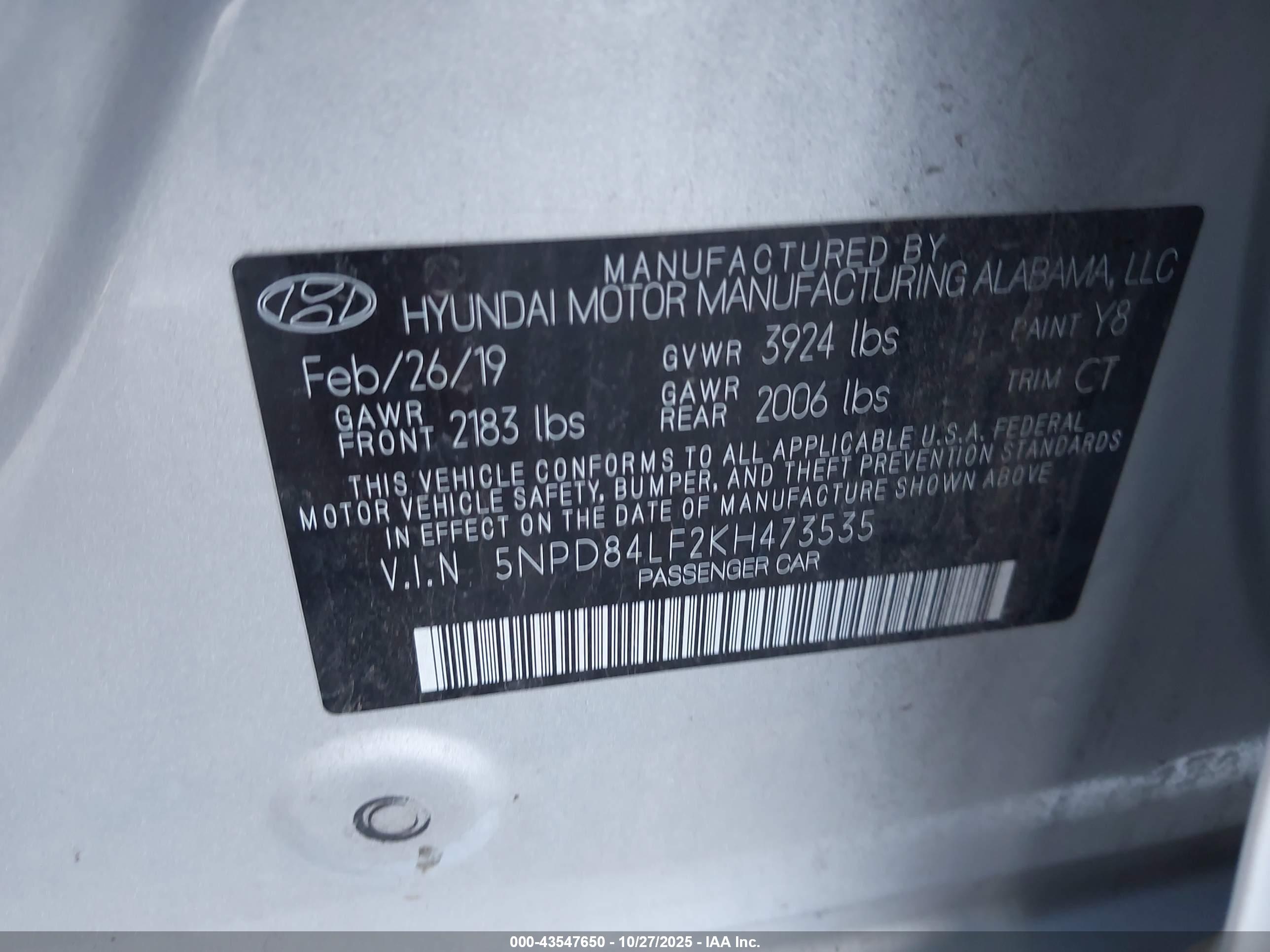 HYUNDAI ELANTRA image 9