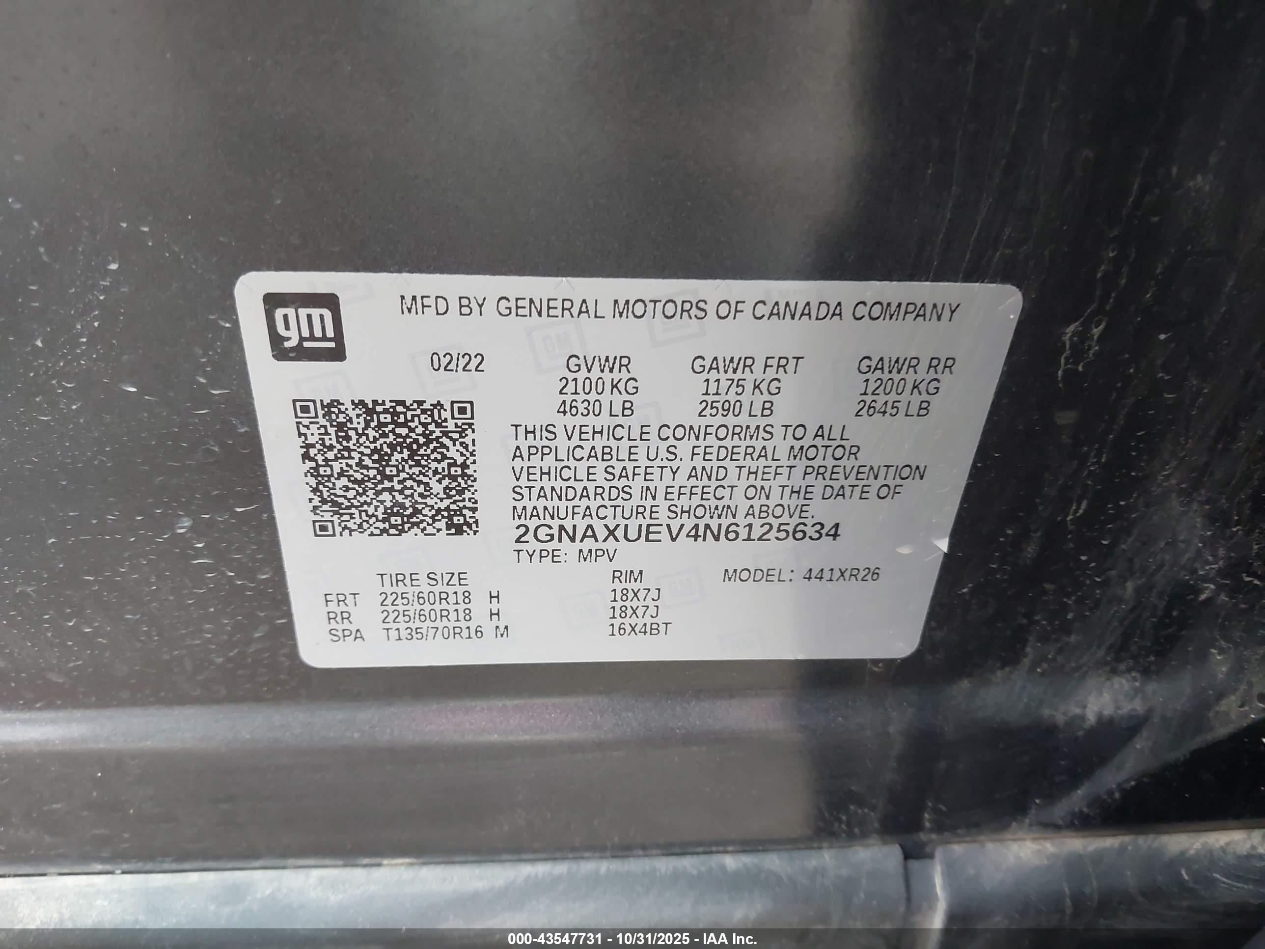 CHEVROLET EQUINOX image 9
