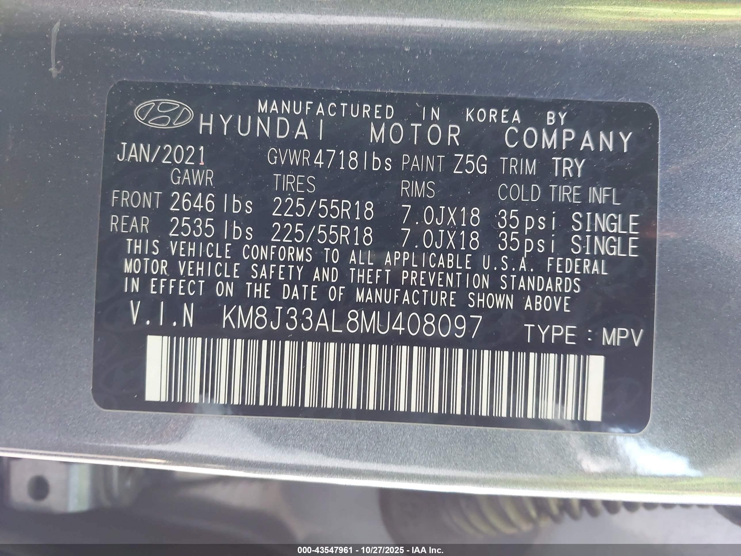 HYUNDAI TUCSON image 9