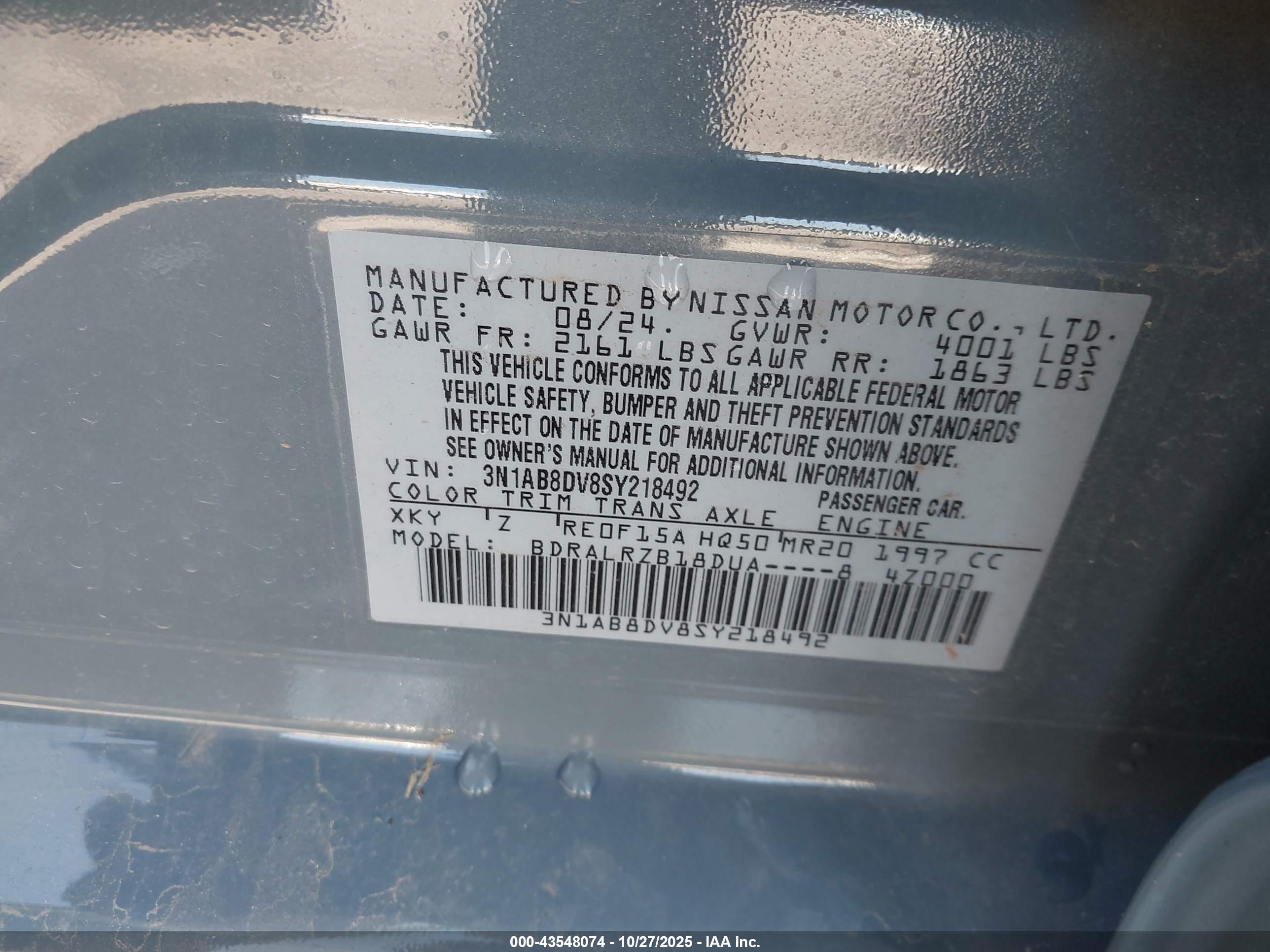 NISSAN SENTRA image 9