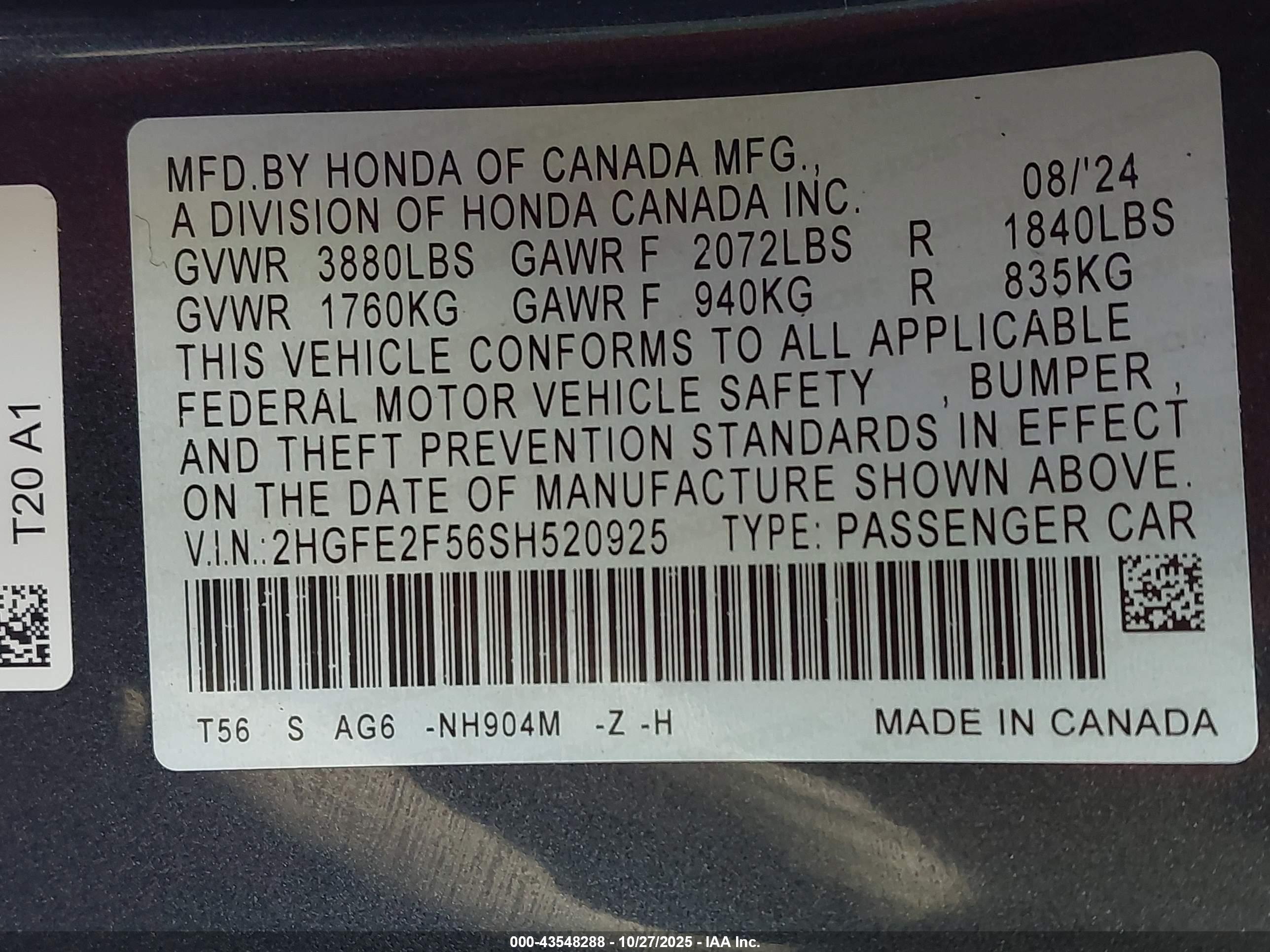 HONDA CIVIC image 9